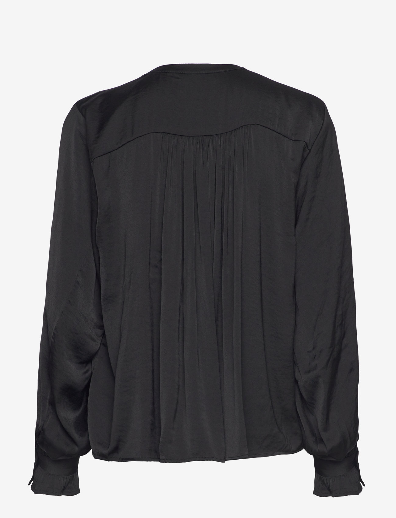 MSCH Copenhagen - MSCHMinara Maluca Top - long sleeved blouses - black - 1
