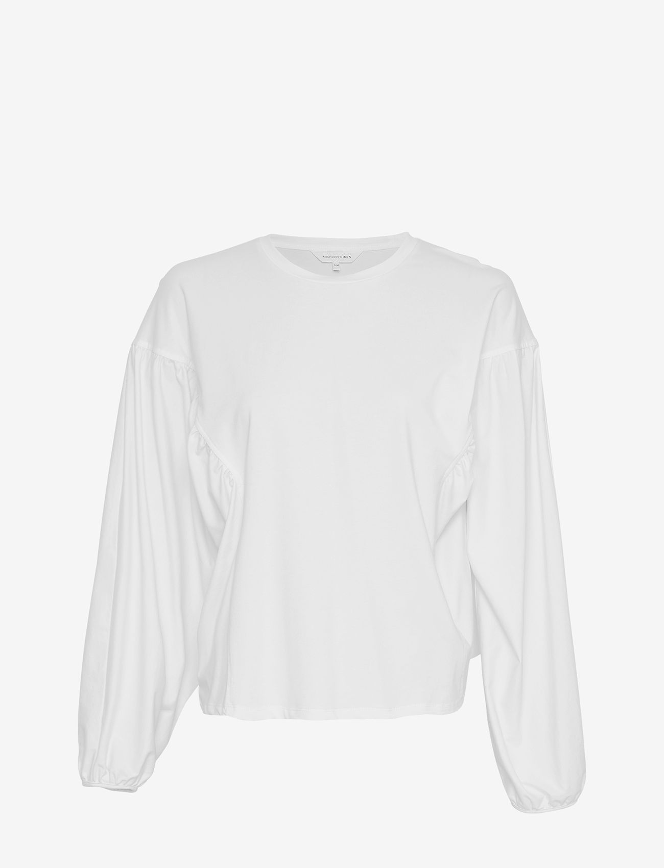 MSCH Copenhagen - MSCHNadaline Top - langärmlige tops - bright white - 0