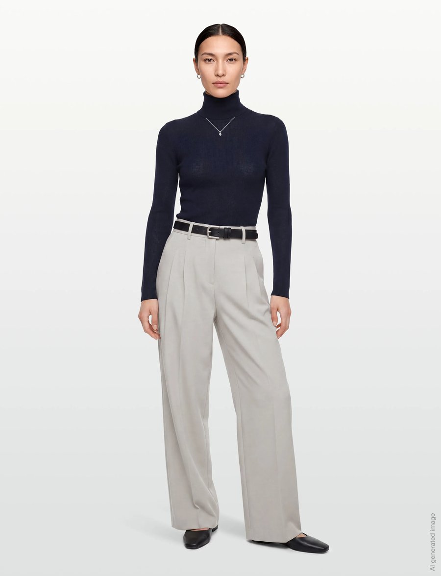 MSCH Copenhagen - MSCHMirabelle Michelle HW Pleat Pants - pidulikud püksid - peyote - 0