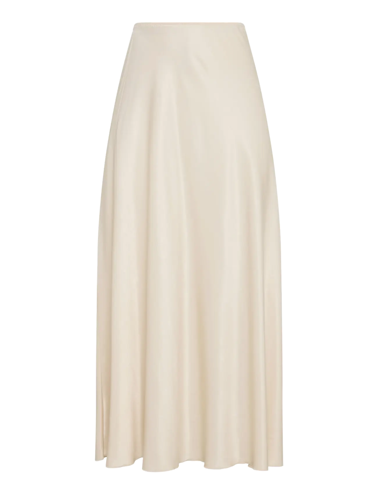 MSCH Copenhagen Mschnicolette Ullas Skirt, Kvinder, Satin Nederdel, Beige, Str: S