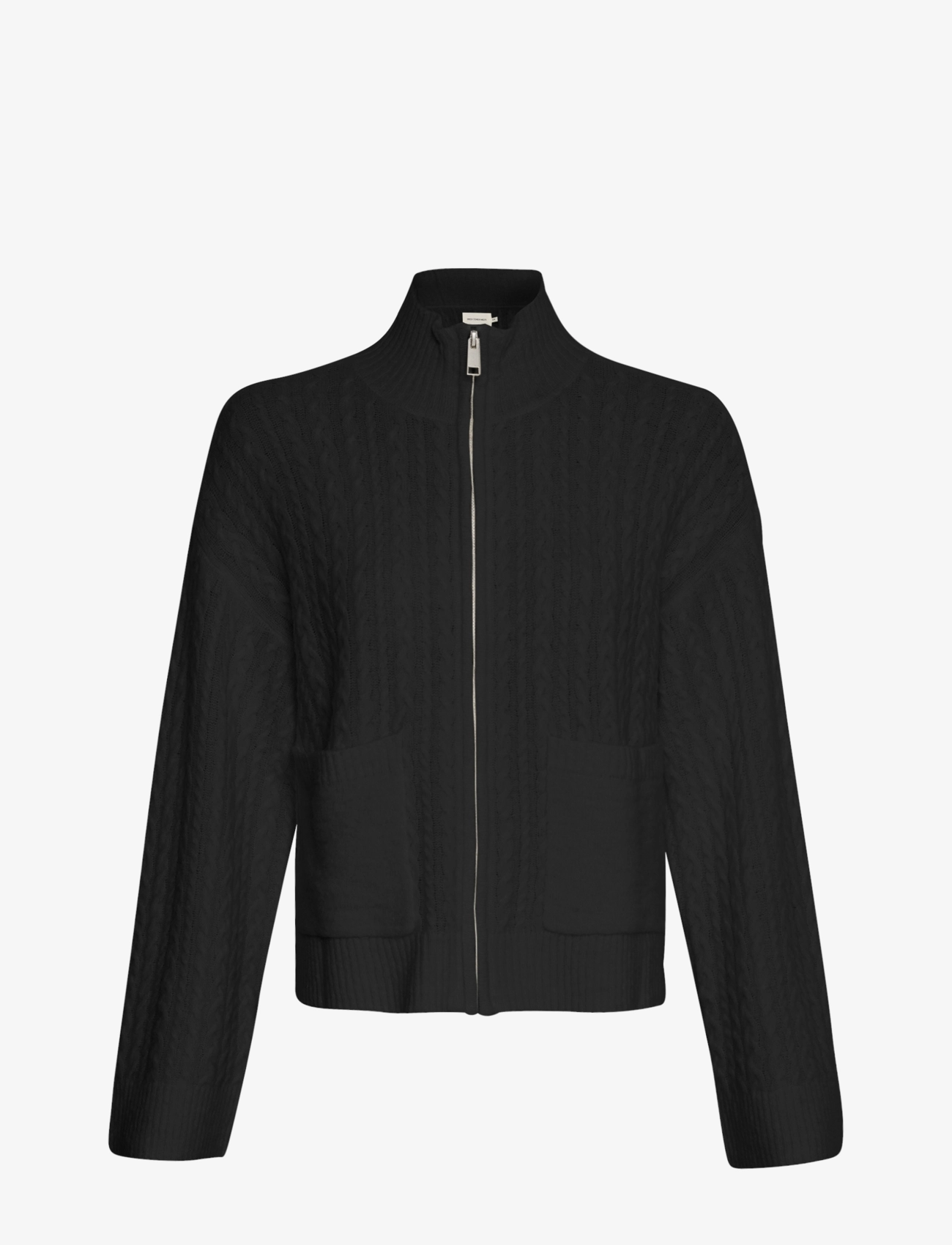 MSCH Copenhagen MSCHBlithe Hope Zip Cardigan - Riided - BLACK / black
