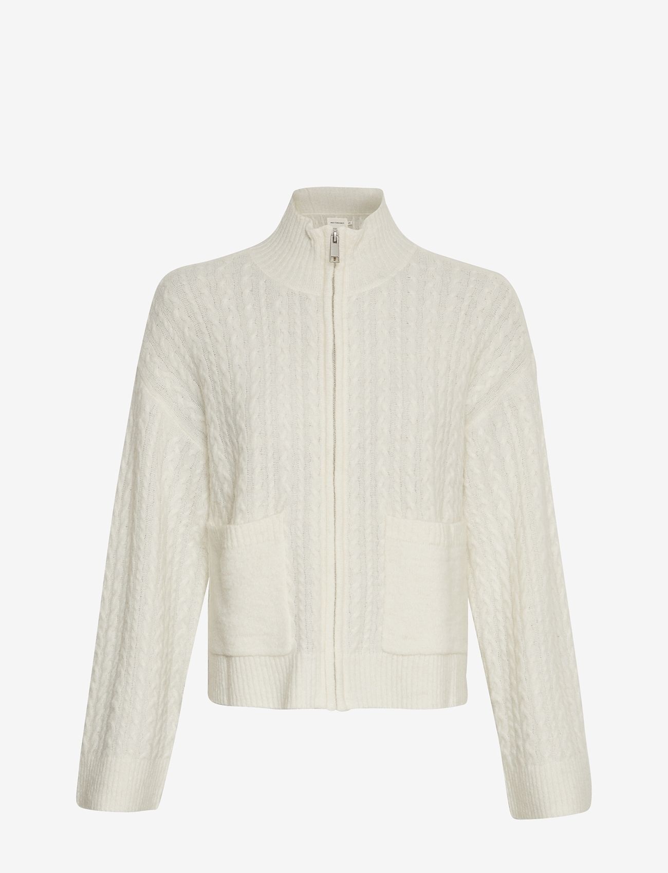 MSCH Copenhagen - MSCHBlithe Hope Zip Cardigan - sügisesed riided - egret - 0