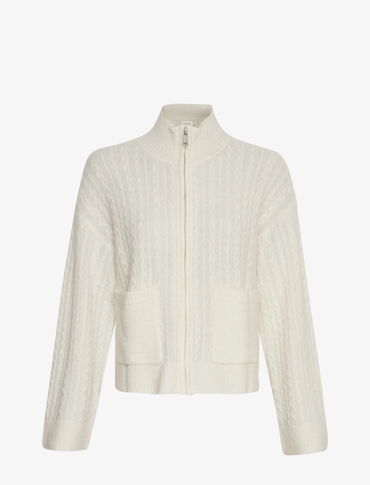 MSCH Copenhagen MSCHBlithe Hope Zip Cardigan - MSCH Copenhagen - EGRET / cream