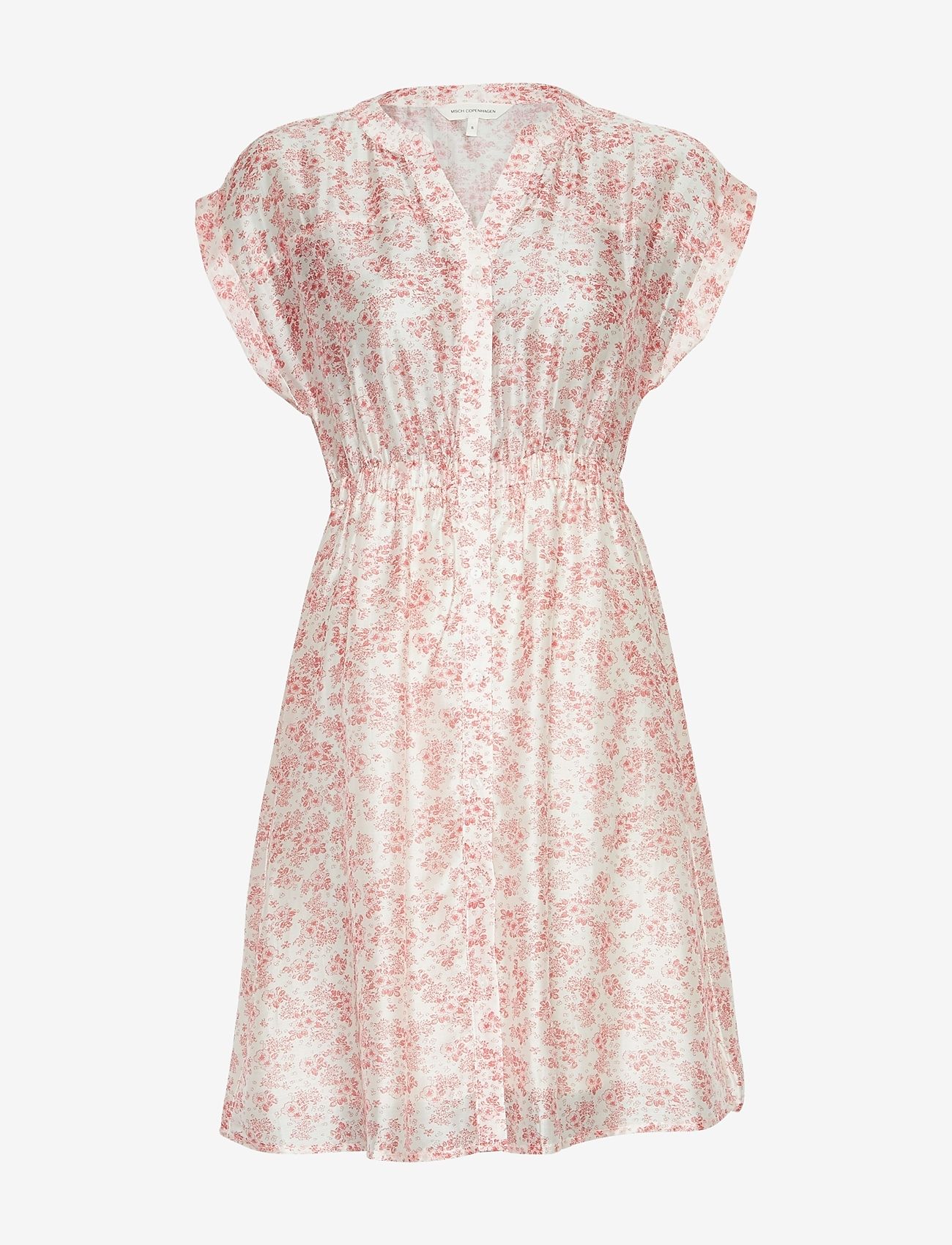 MSCH Copenhagen - MSCHIsadora SS Shirt Dress AOP - sommerkleider - chalk pink flwr - 0