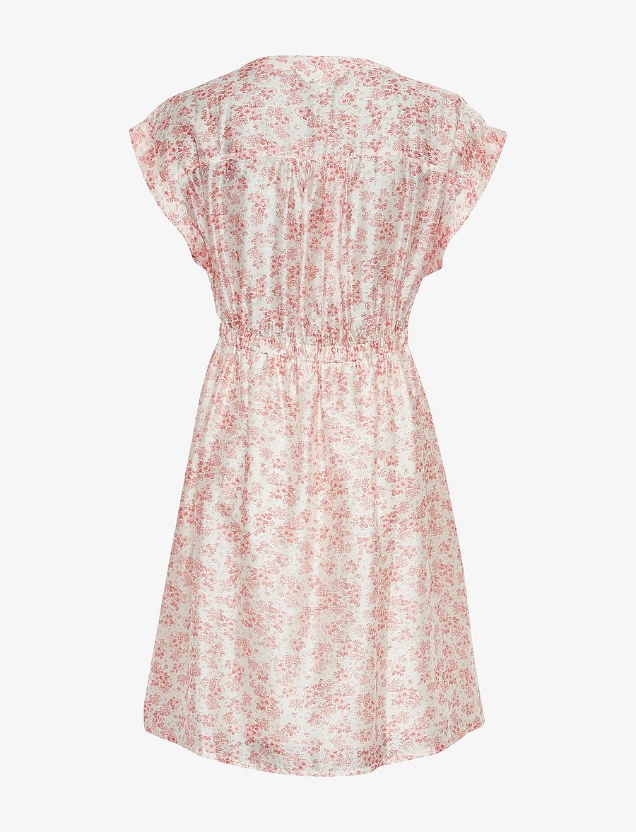MSCH Copenhagen - MSCHIsadora SS Shirt Dress AOP - sommerkjoler - chalk pink flwr - 1