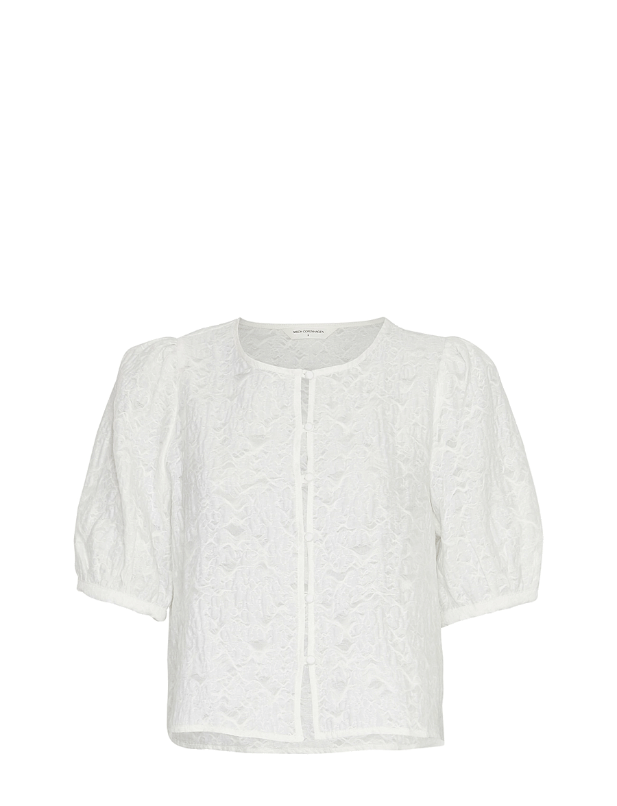 MSCH Copenhagen - MSCHAsteria 2/4 Shirt - lühikeste varrukatega pluusid - egret - 0