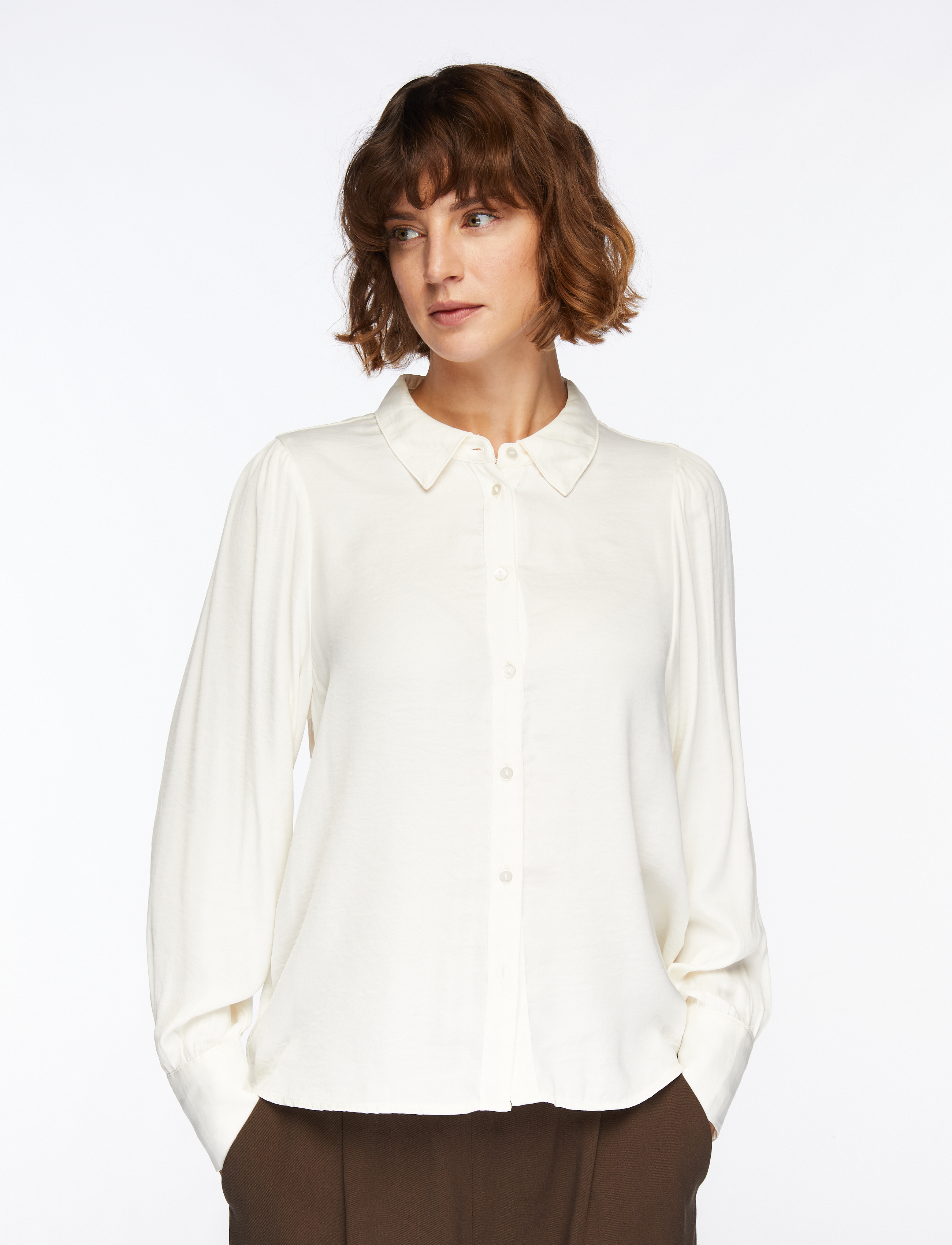 MSCH Copenhagen MSCHViloah Maluca Shirt - Blouses & Shirts - EGRET / white