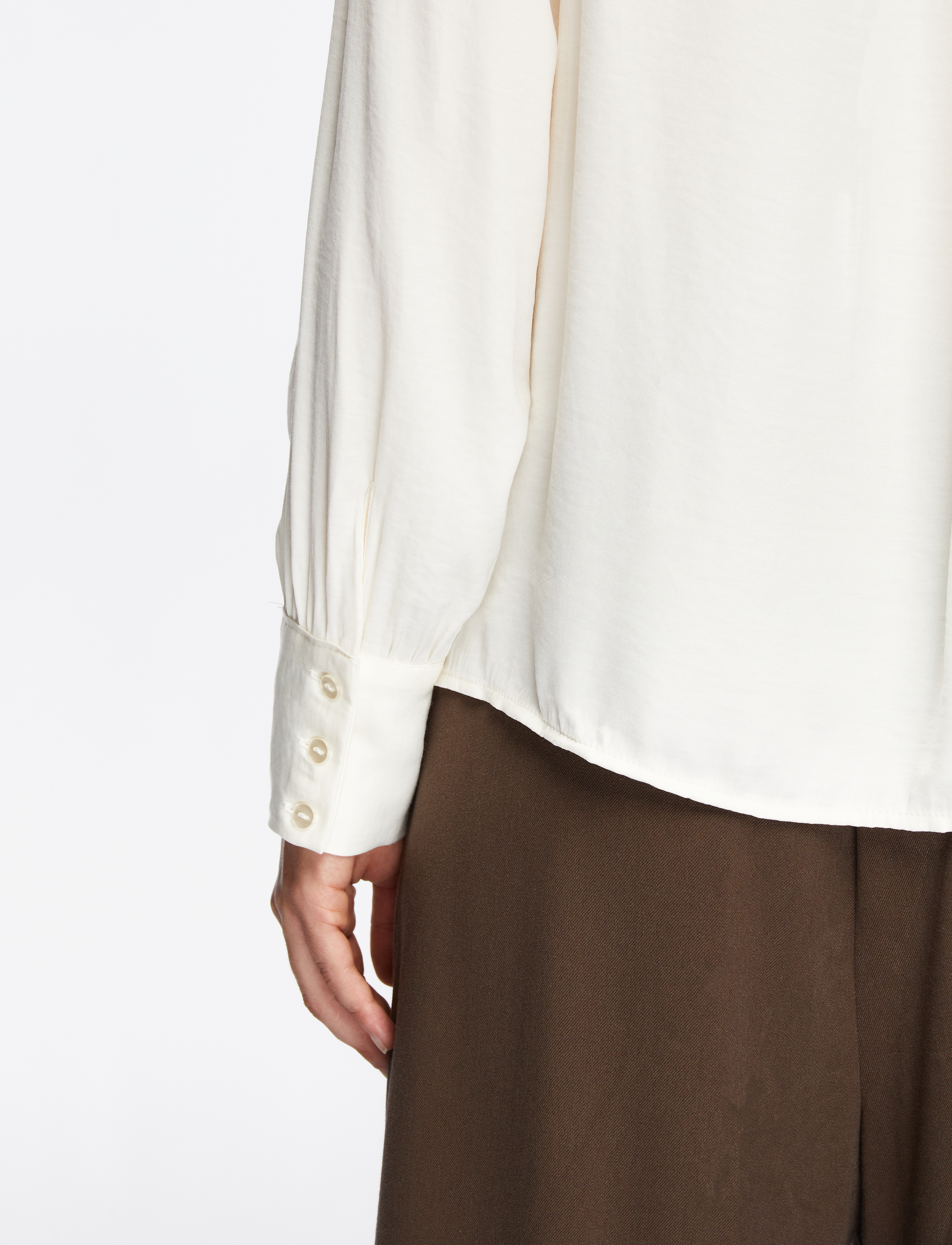 MSCH Copenhagen - MSCHViloah Maluca Shirt - langärmlige hemden - egret - 5