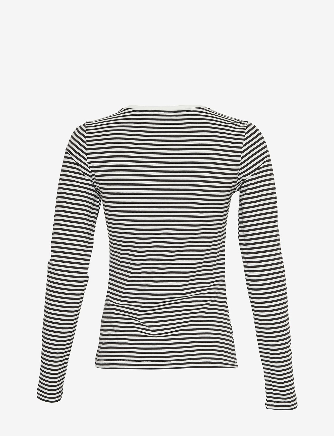 MSCH Copenhagen - MSCHGemma Hadrea O Top STP - langærmede toppe - egret/black - 1