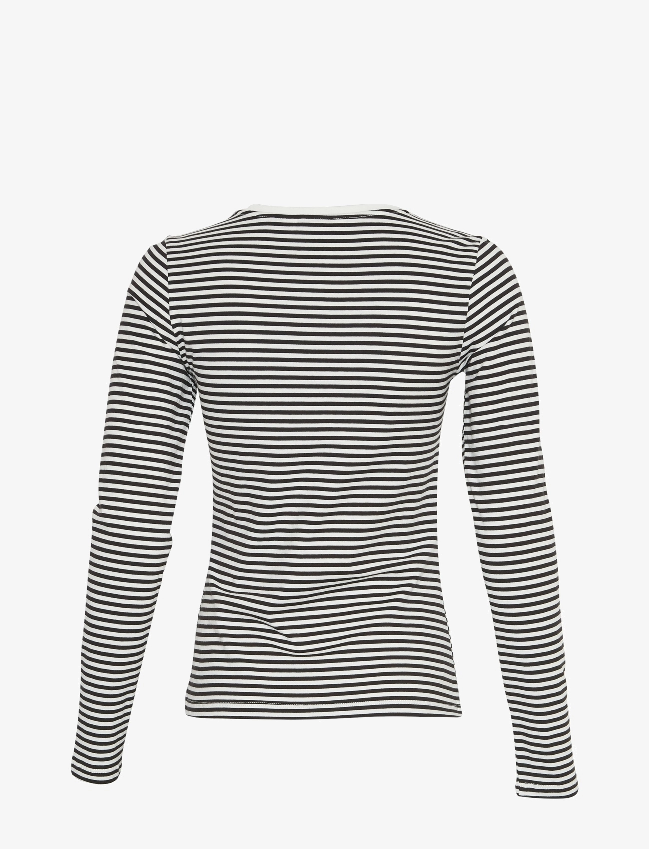 MSCH Copenhagen - MSCHGemma Hadrea O Top STP - langärmlige tops - egret/black - 1
