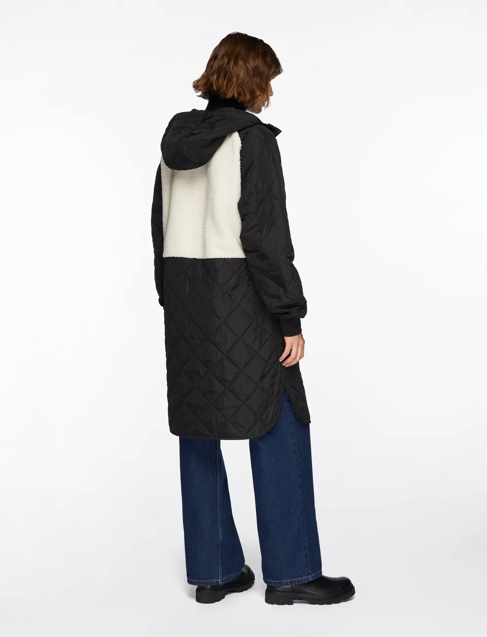 MSCH Copenhagen - MSCHAdelyna Kiara Hood Jacket - parkas - black/oatmeal - 4