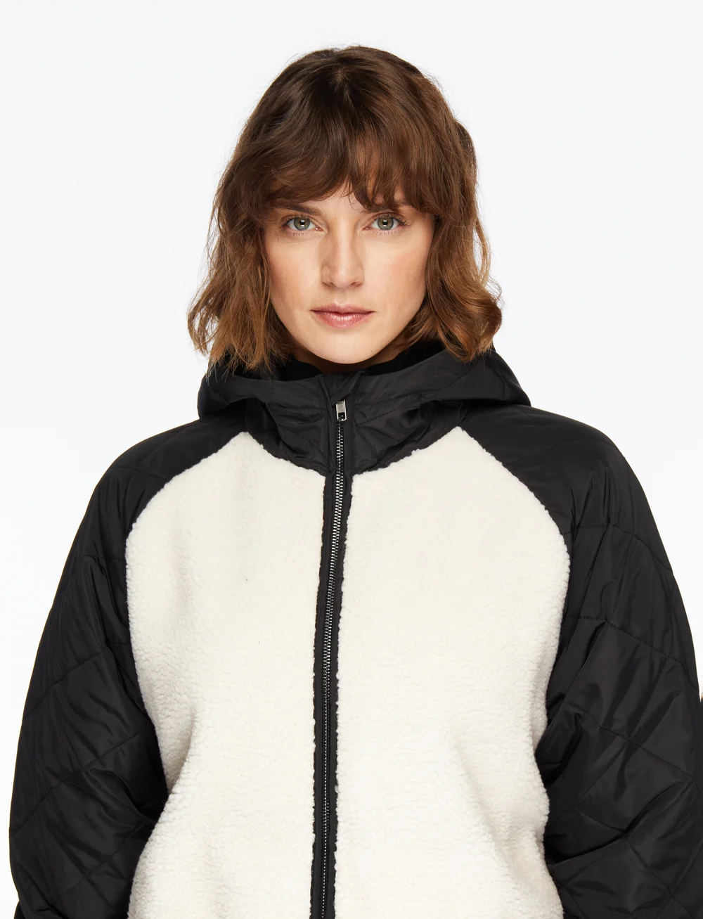 MSCH Copenhagen - MSCHAdelyna Kiara Hood Jacket - parkas - black/oatmeal - 5