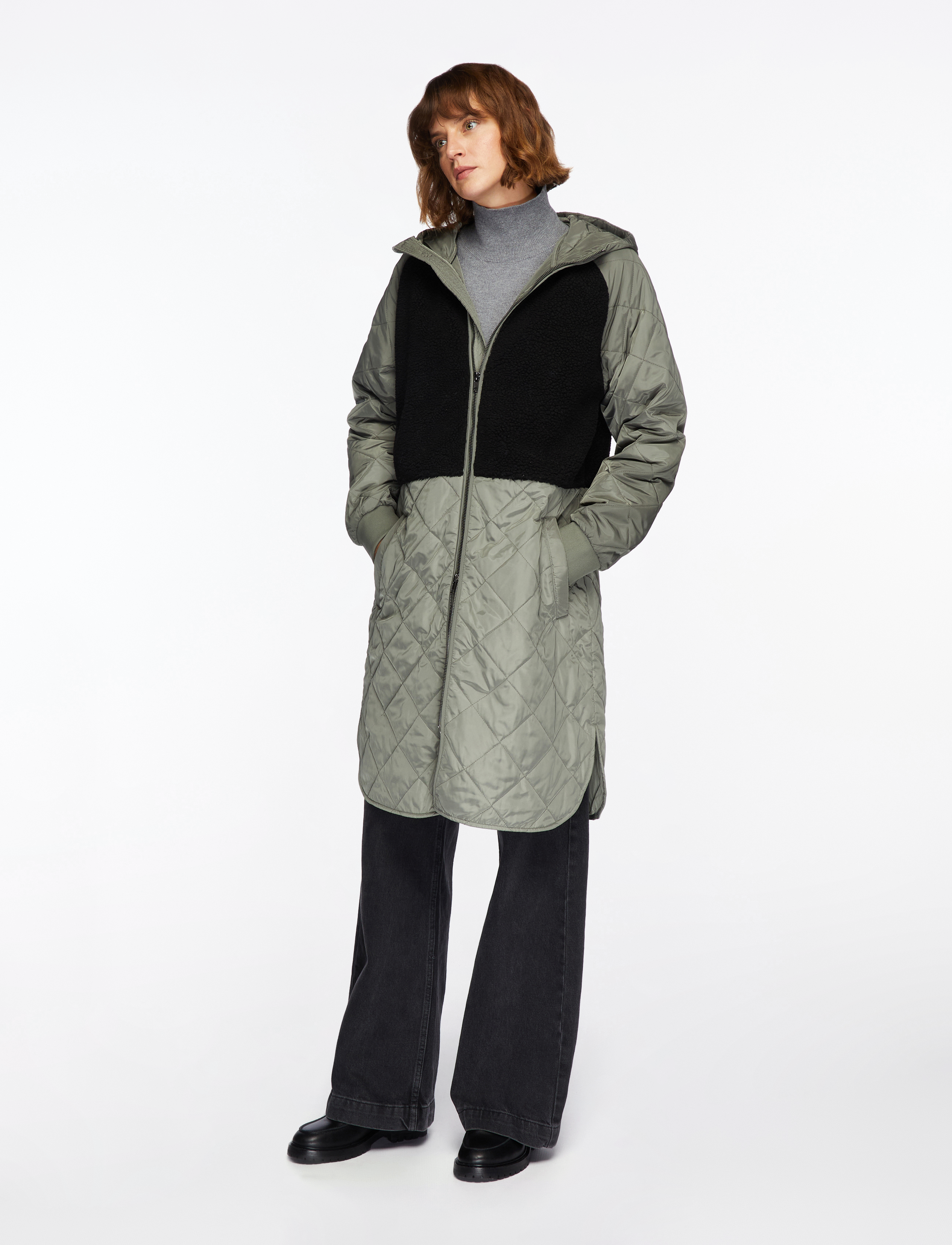 MSCH Copenhagen - MSCHAdelyna Kiara Hood Jacket - ytterkläder - m basil/black - 3