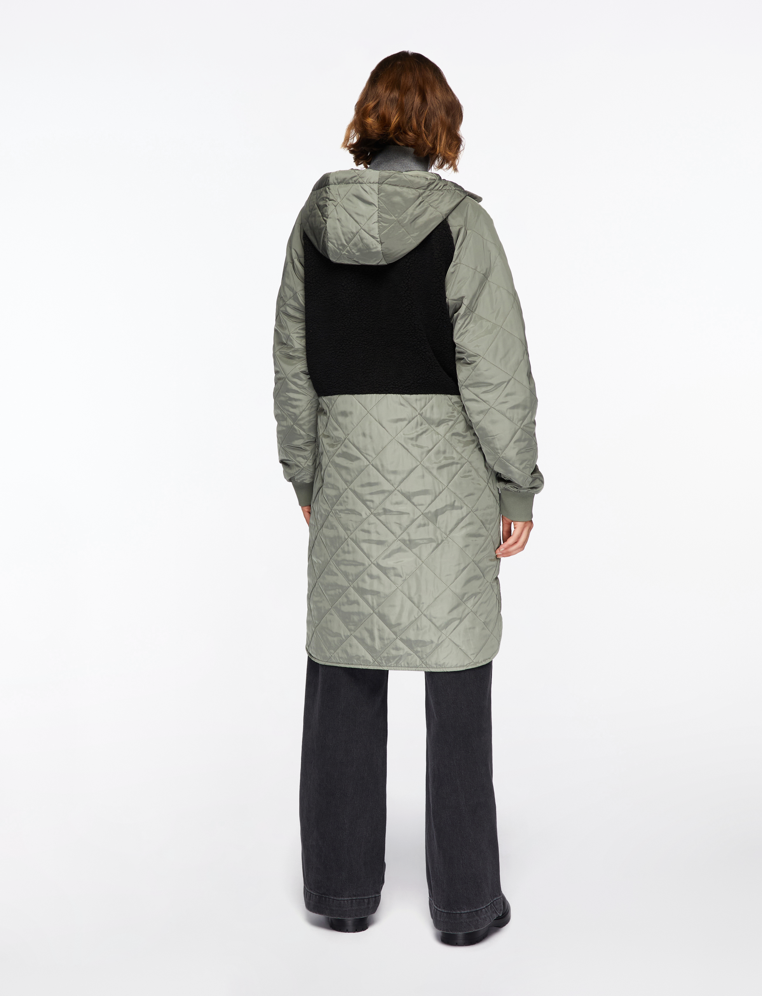 MSCH Copenhagen - MSCHAdelyna Kiara Hood Jacket - ytterkläder - m basil/black - 4