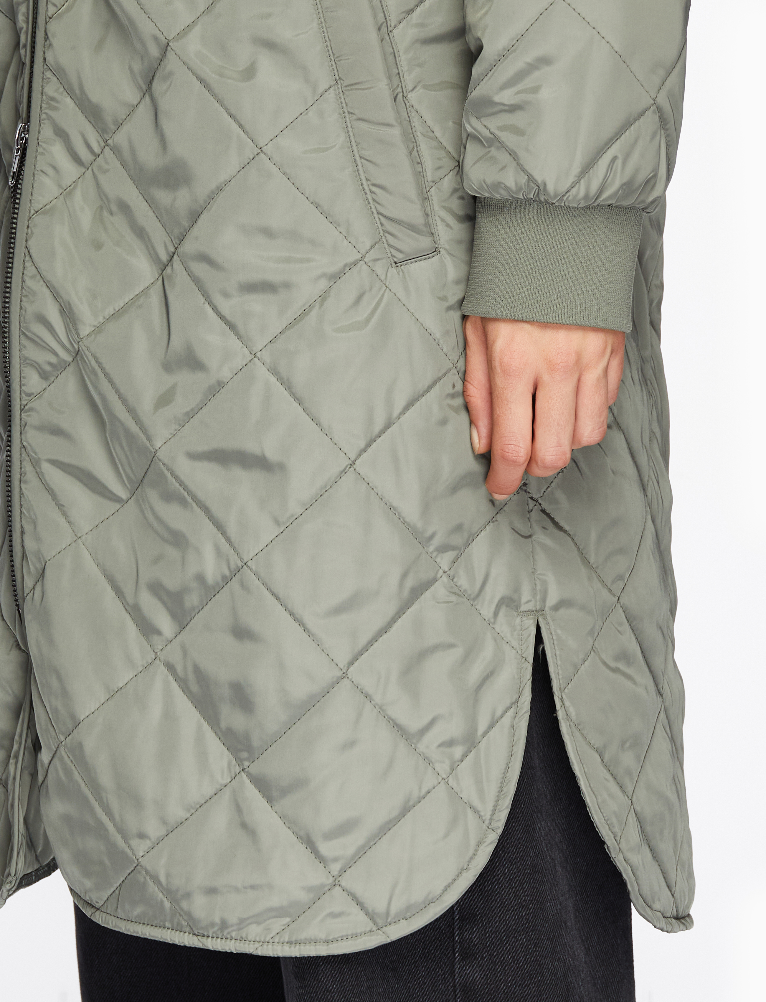 MSCH Copenhagen - MSCHAdelyna Kiara Hood Jacket - ytterkläder - m basil/black - 5
