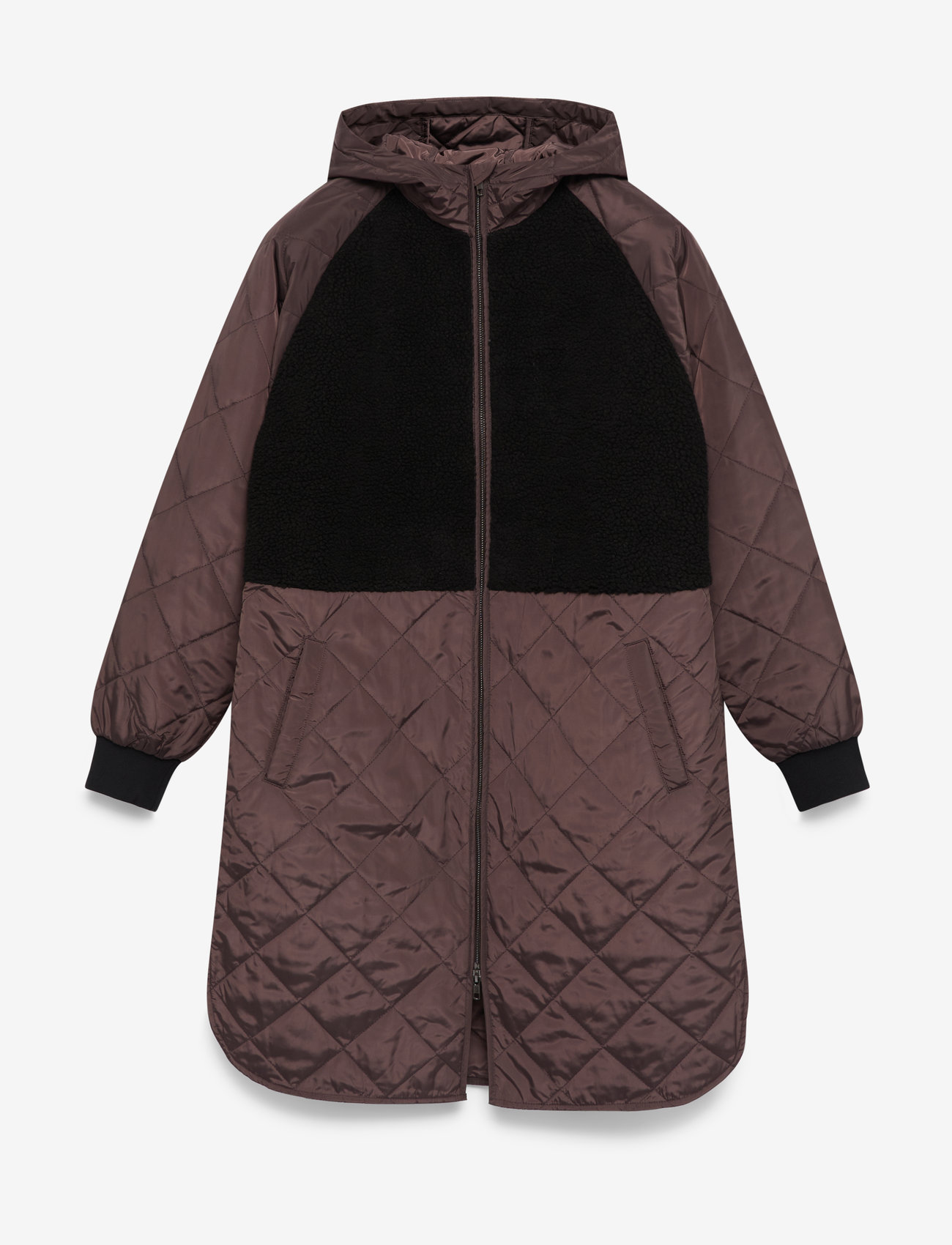 MSCH Copenhagen - MSCHAdelyna Kiara Hood Jacket - parkas - raisin/black - 1