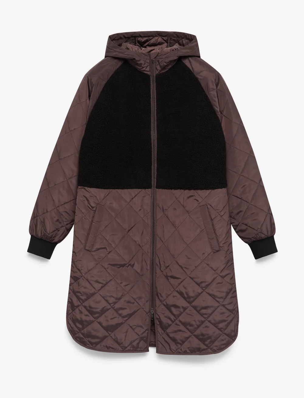 MSCH Copenhagen - MSCHAdelyna Kiara Hood Jacket - parkas - raisin/black - 1