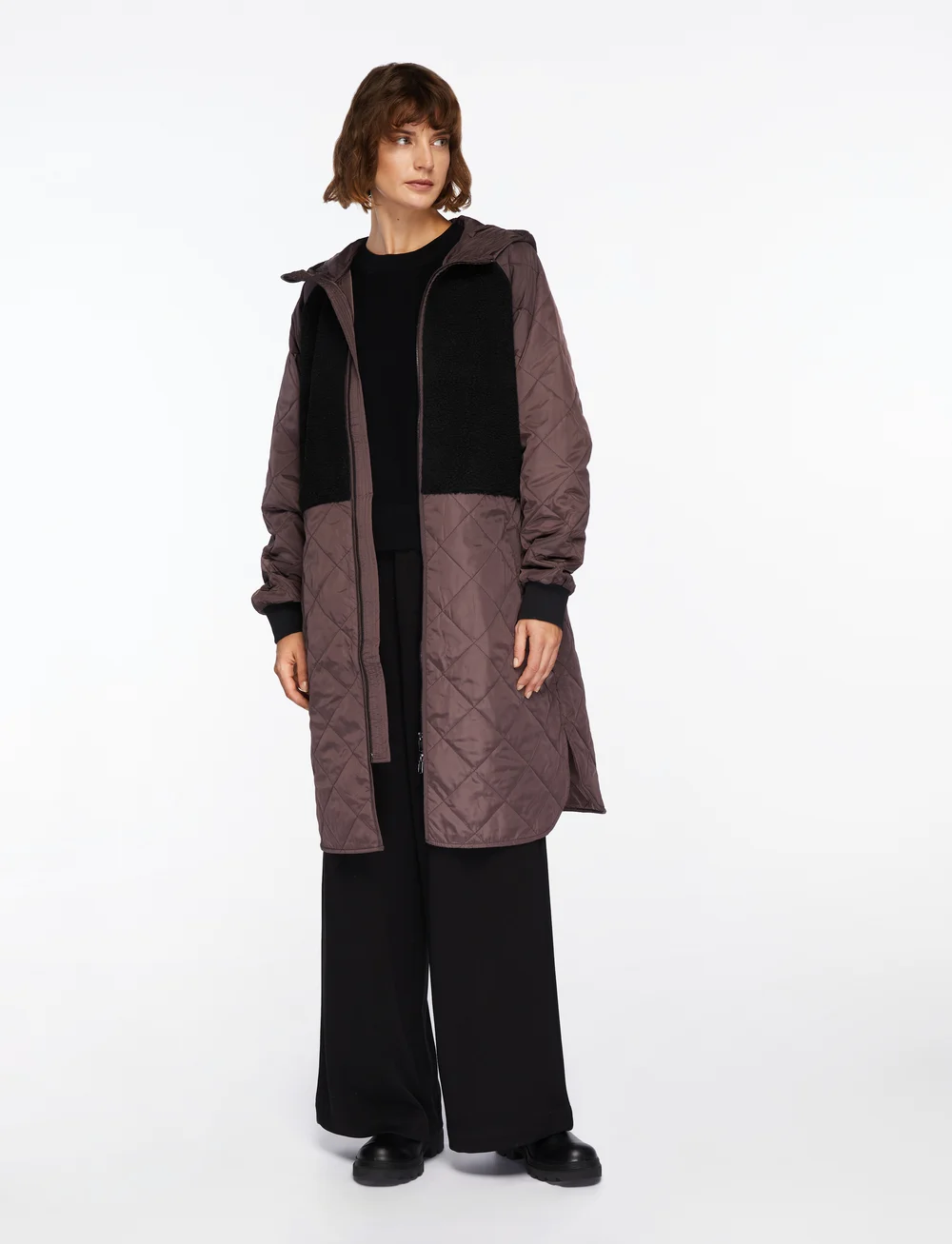 MSCH Copenhagen - MSCHAdelyna Kiara Hood Jacket - parkas - raisin/black - 2