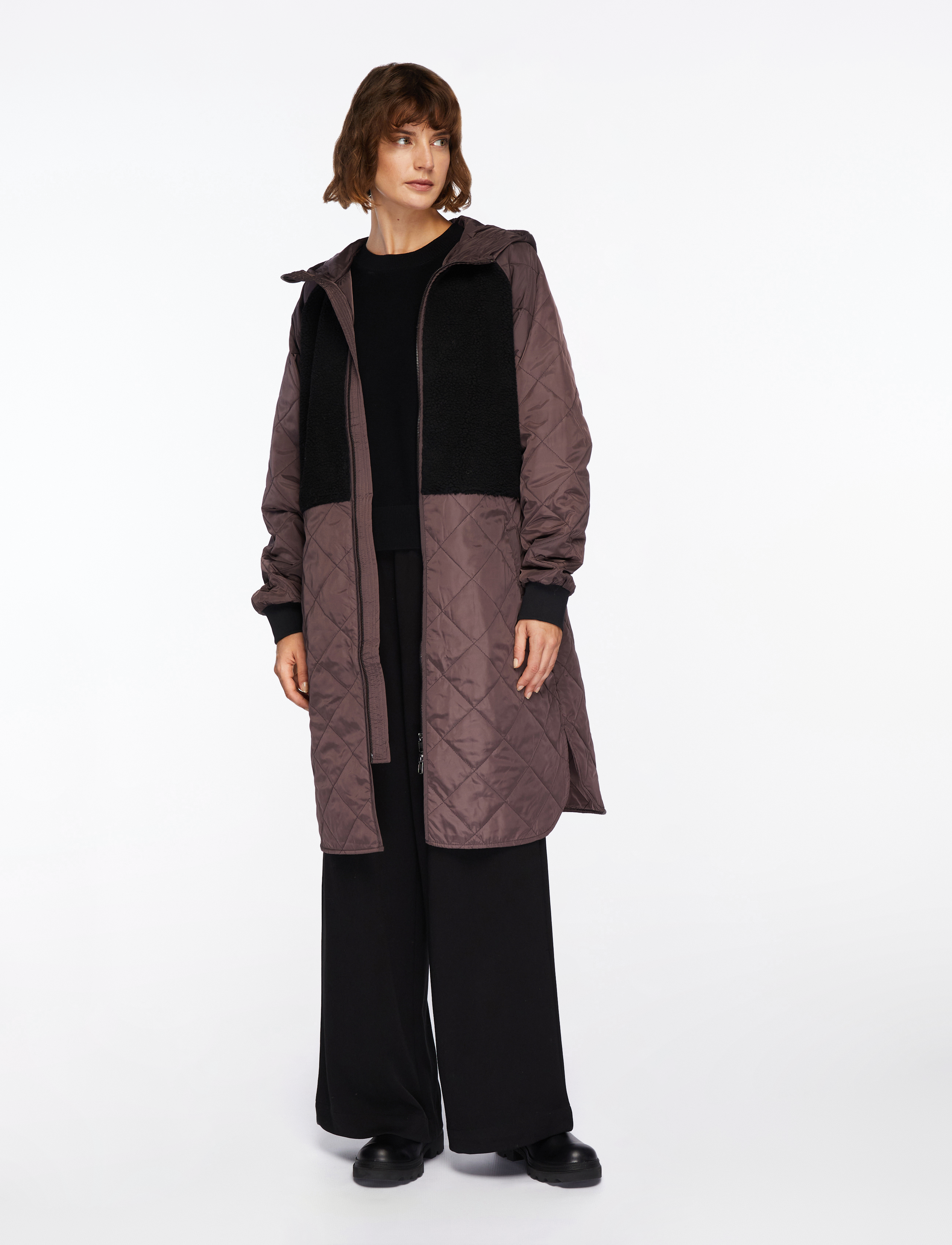 MSCH Copenhagen - MSCHAdelyna Kiara Hood Jacket - overtøj - raisin/black - 2