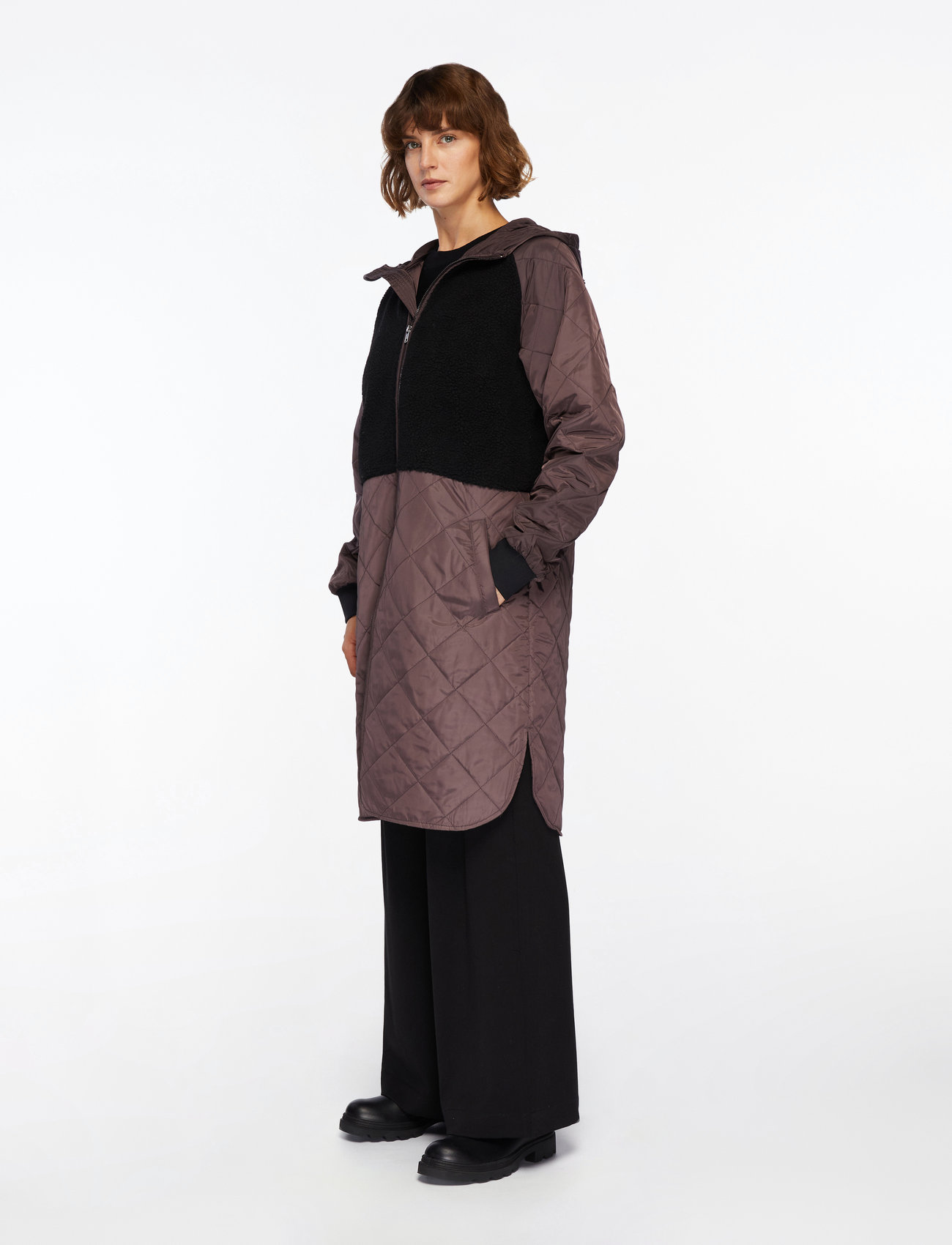 MSCH Copenhagen - MSCHAdelyna Kiara Hood Jacket - parkas - raisin/black - 3