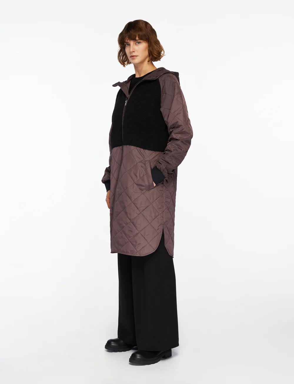 MSCH Copenhagen - MSCHAdelyna Kiara Hood Jacket - parkas - raisin/black - 3