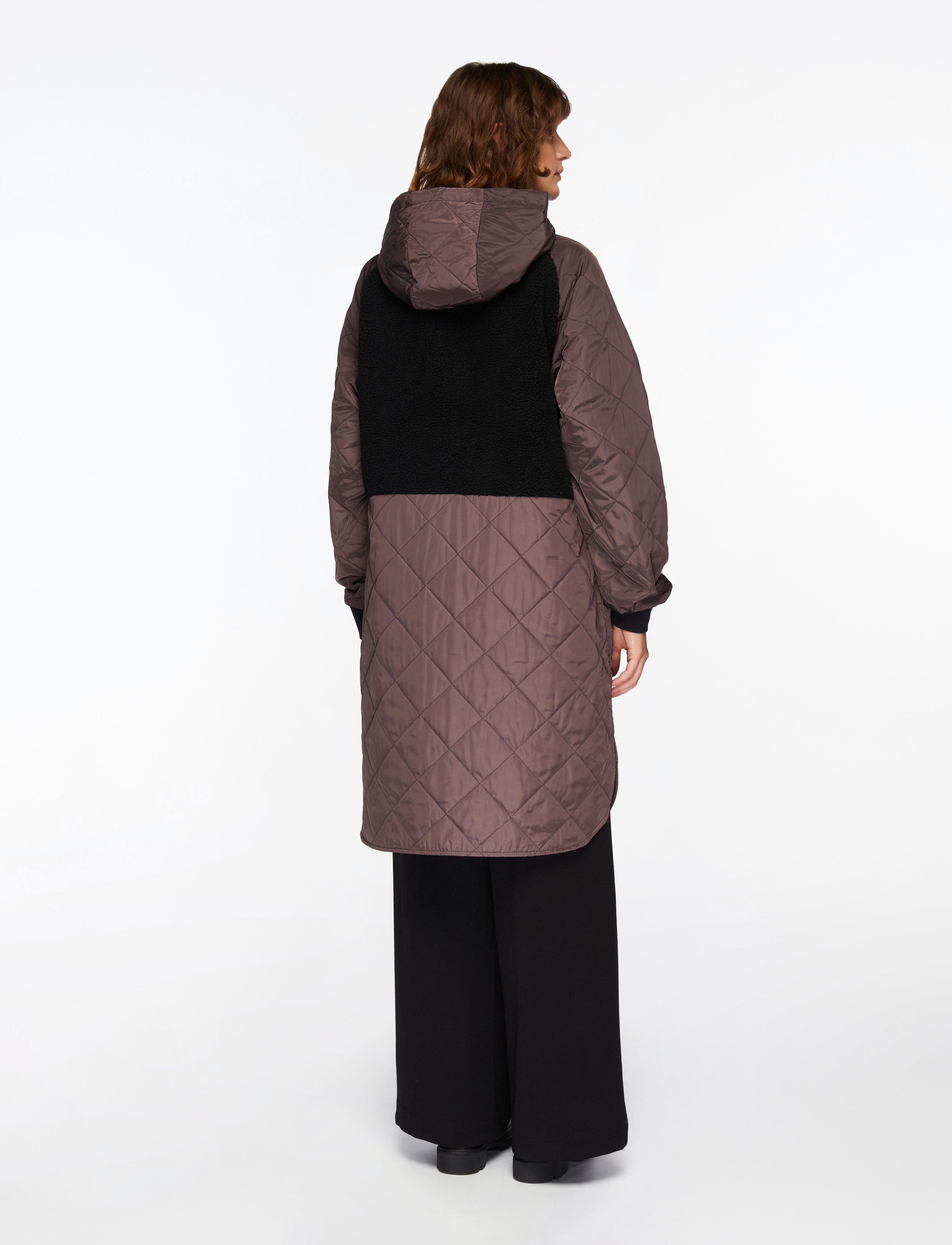MSCH Copenhagen - MSCHAdelyna Kiara Hood Jacket - overtøj - raisin/black - 4