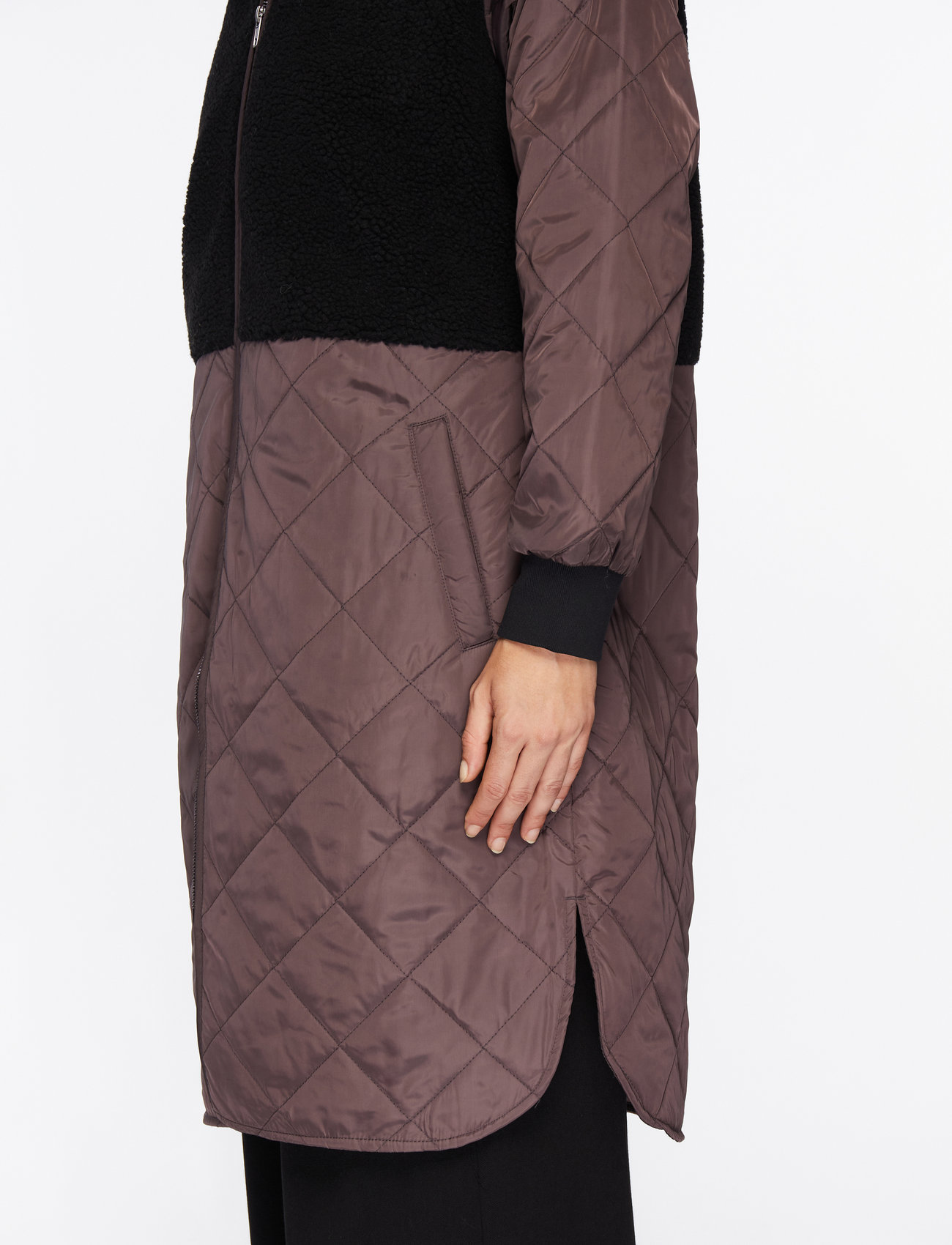 MSCH Copenhagen - MSCHAdelyna Kiara Hood Jacket - parkas - raisin/black - 5