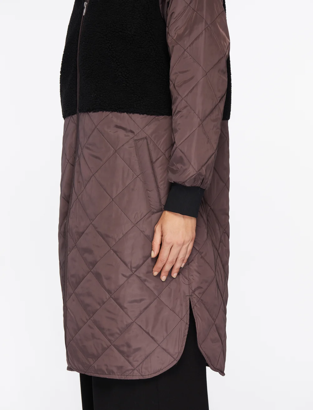 MSCH Copenhagen - MSCHAdelyna Kiara Hood Jacket - parkas - raisin/black - 5