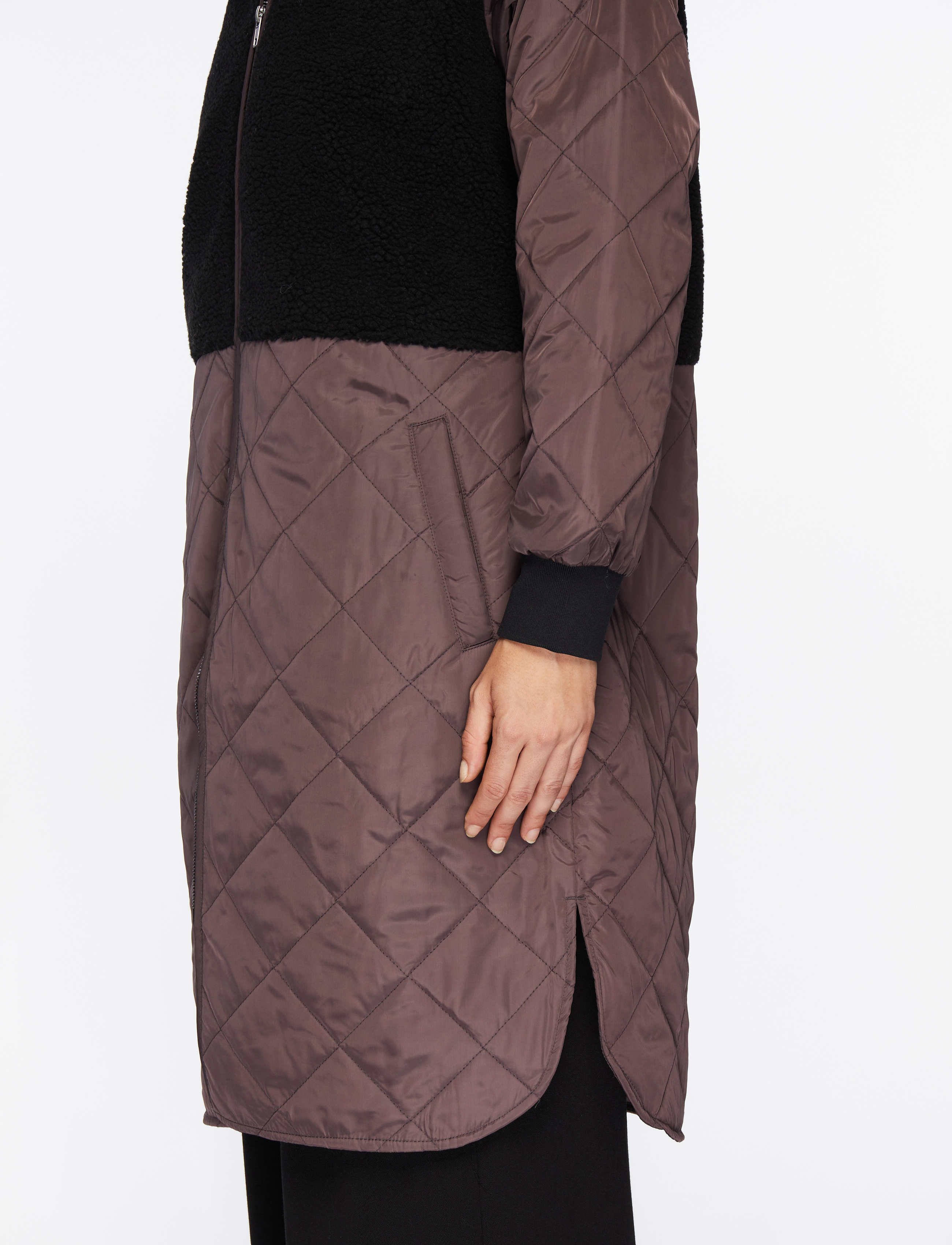 MSCH Copenhagen - MSCHAdelyna Kiara Hood Jacket - overtøj - raisin/black - 5