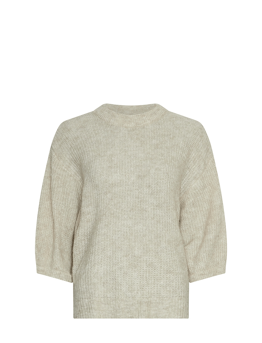 MSCH Copenhagen - MSCHHila Hope 2/4 Pullover - striktrøjer - oatmeal melange - 0