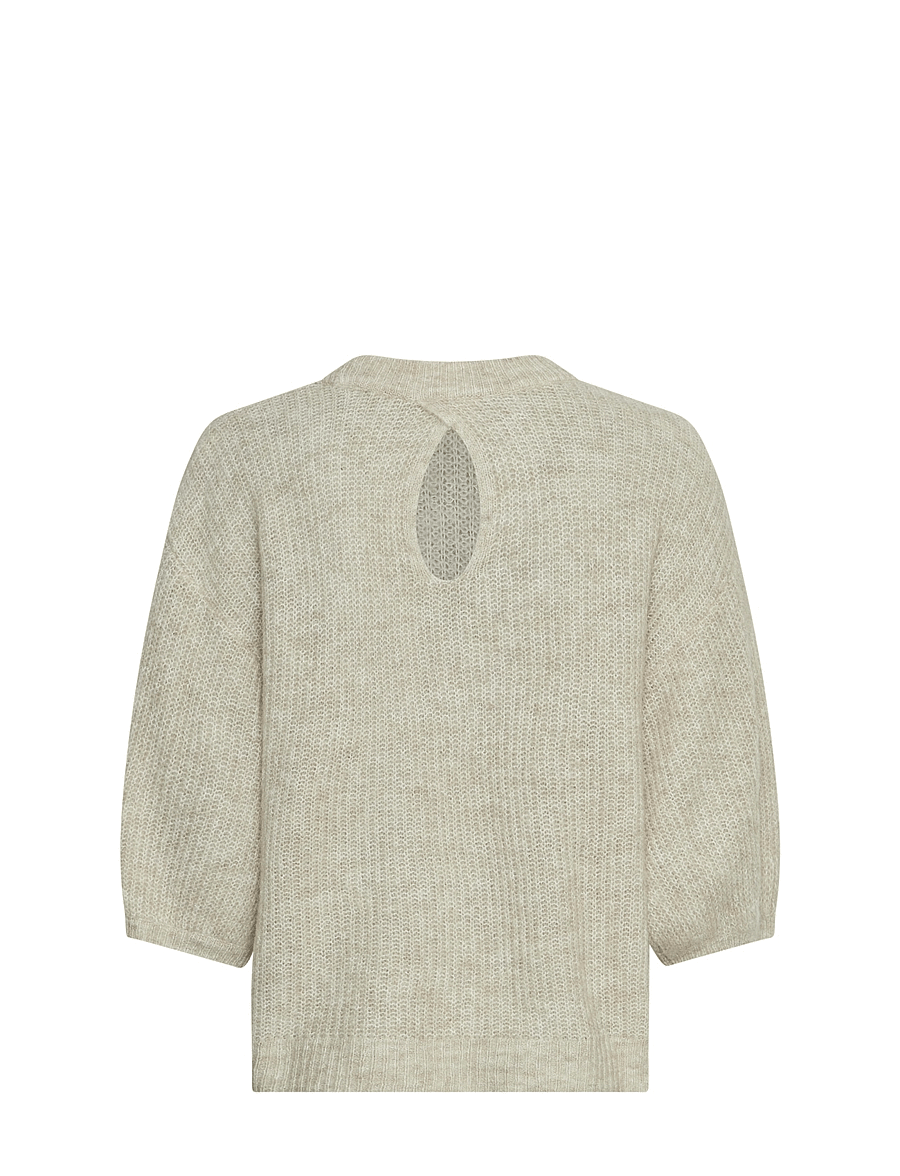 MSCH Copenhagen - MSCHHila Hope 2/4 Pullover - striktrøjer - oatmeal melange - 1
