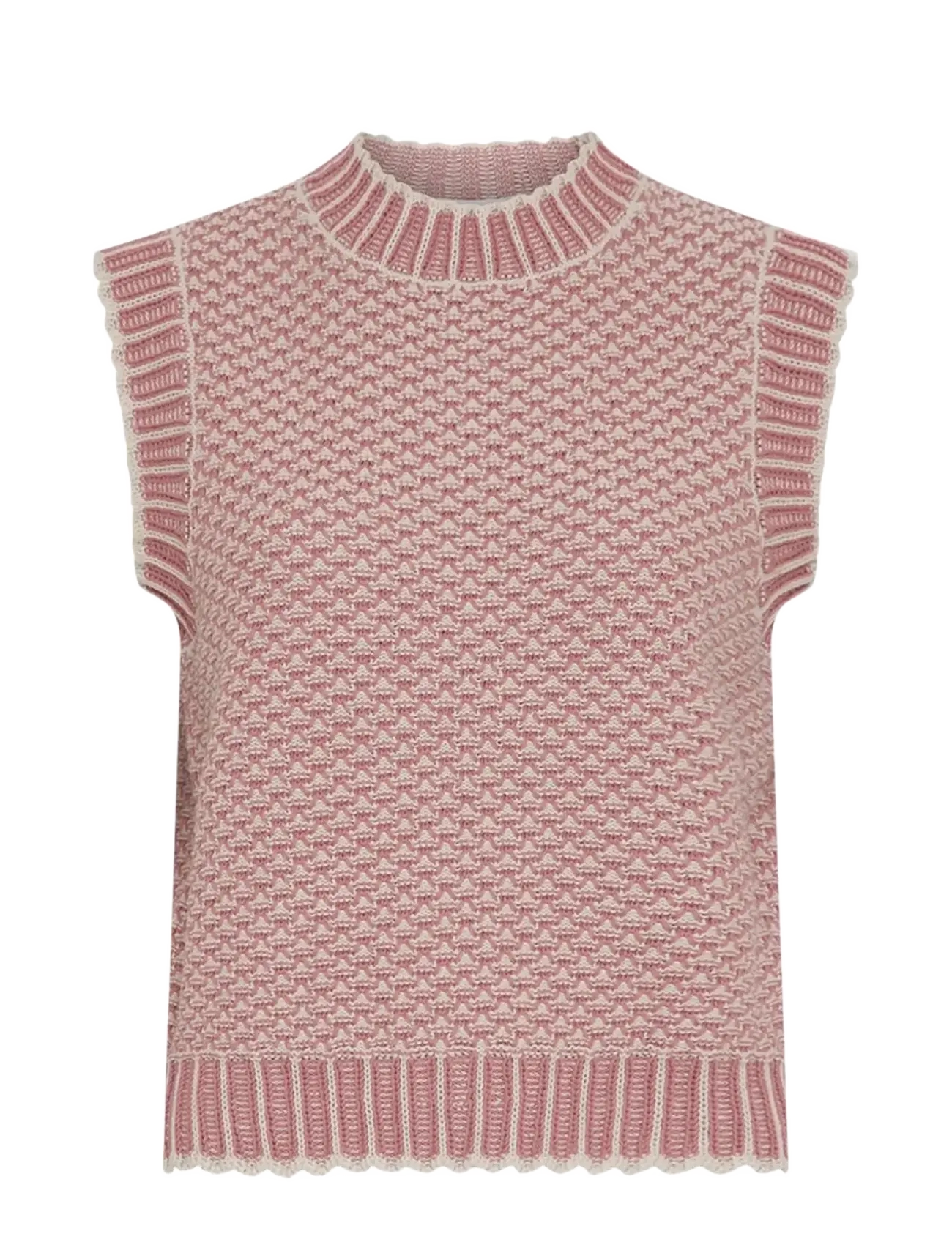 MSCH Copenhagen MSCHPilla Vest - Tøj - OATMEAL/F ROSE / pink/rose