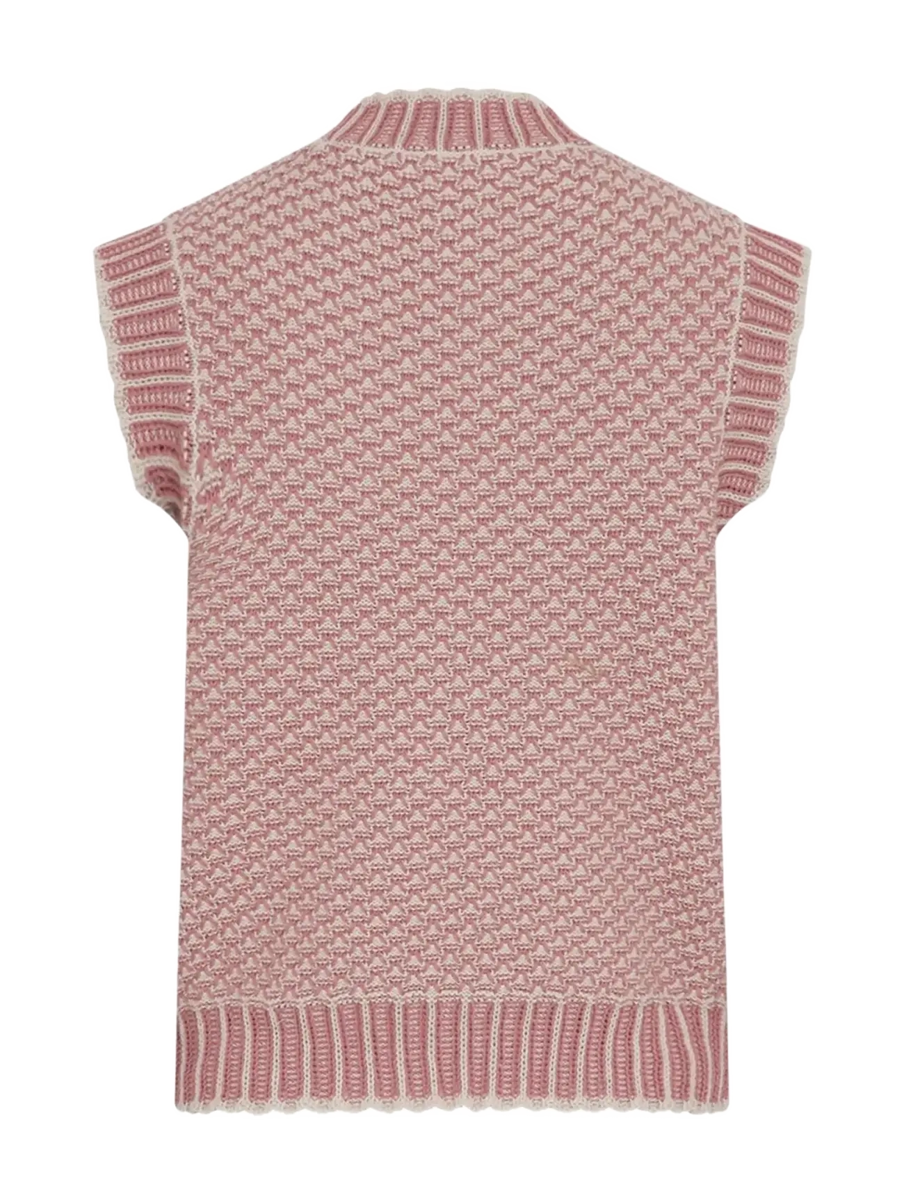 MSCH Copenhagen - MSCHPilla Vest - strickwesten - oatmeal/f rose - 2