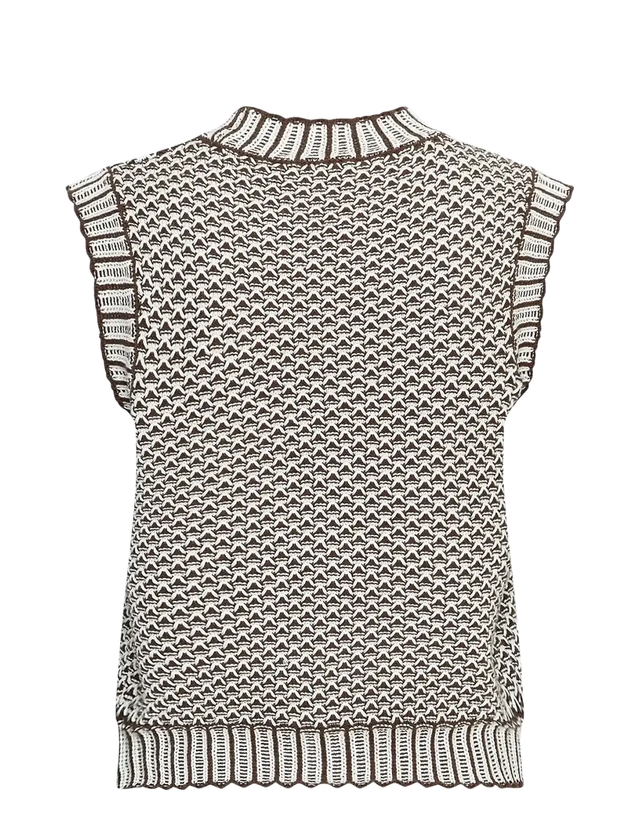 MSCH Copenhagen - MSCHPilla Vest - stickade västar - slate blk/egret - 1