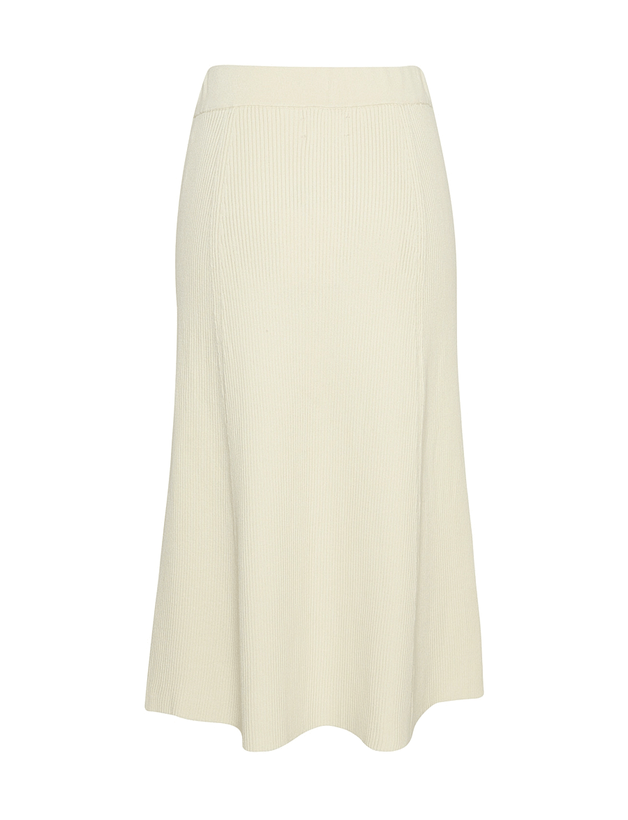 MSCH Copenhagen - MSCHHille Hasle Rib Skirt - kootud seelikud - pistachio shell - 1