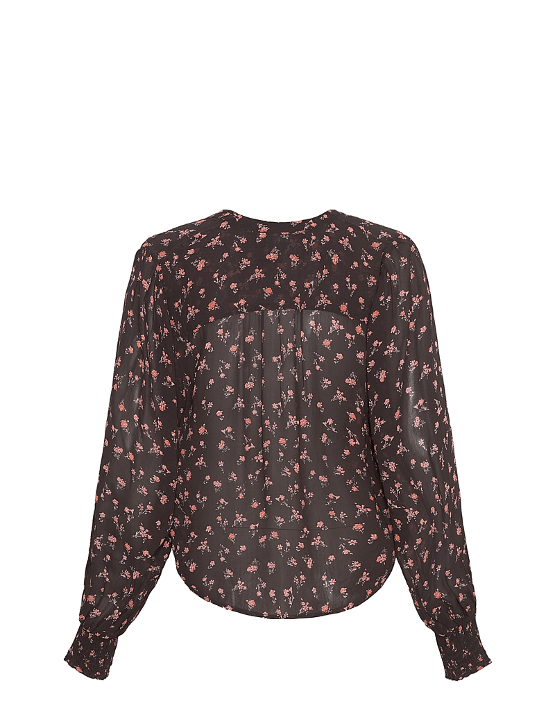 MSCH Copenhagen - MSCHEvelda Orabella Shirt AOP - langärmlige blusen - desert rose flw - 1