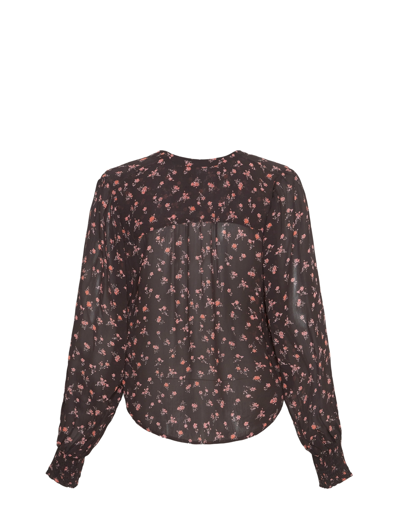 MSCH Copenhagen - MSCHEvelda Orabella Shirt AOP - langerma blússur - desert rose flw - 1