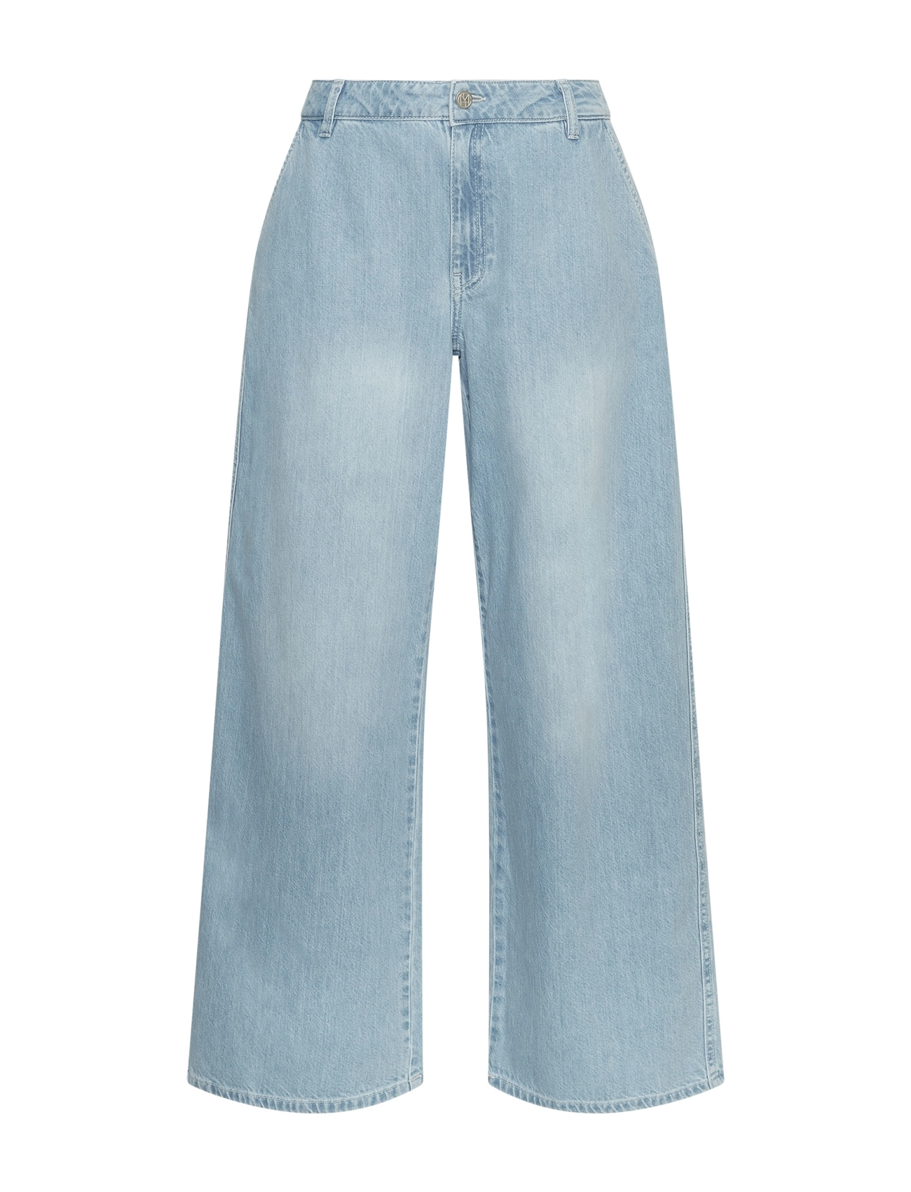 MSCH Copenhagen MSCHIngrid Lis HW Wide Jeans - Tøj - LIGHT BLUE WASH / blue