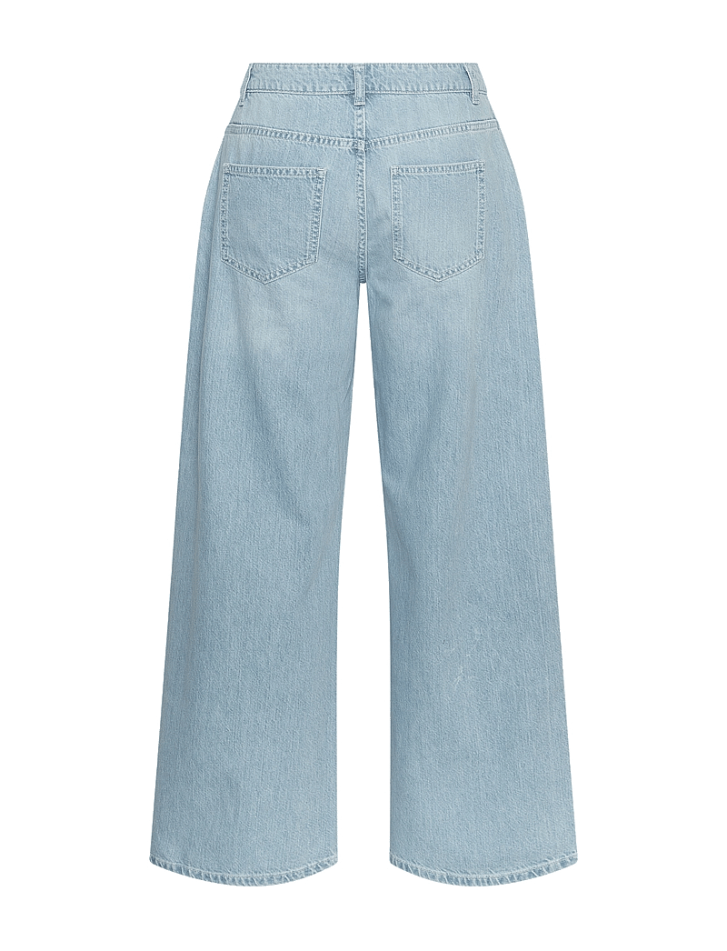 MSCH Copenhagen - MSCHIngrid Lis HW Wide Jeans - hosen mit weitem bein - light blue wash - 1
