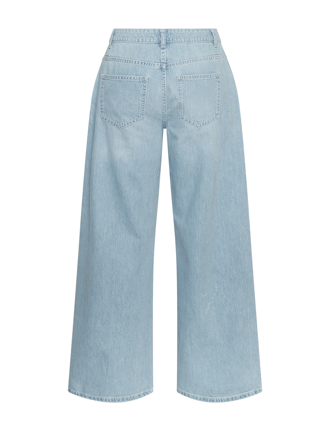 MSCH Copenhagen - MSCHIngrid Lis HW Wide Jeans - hosen mit weitem bein - light blue wash - 1