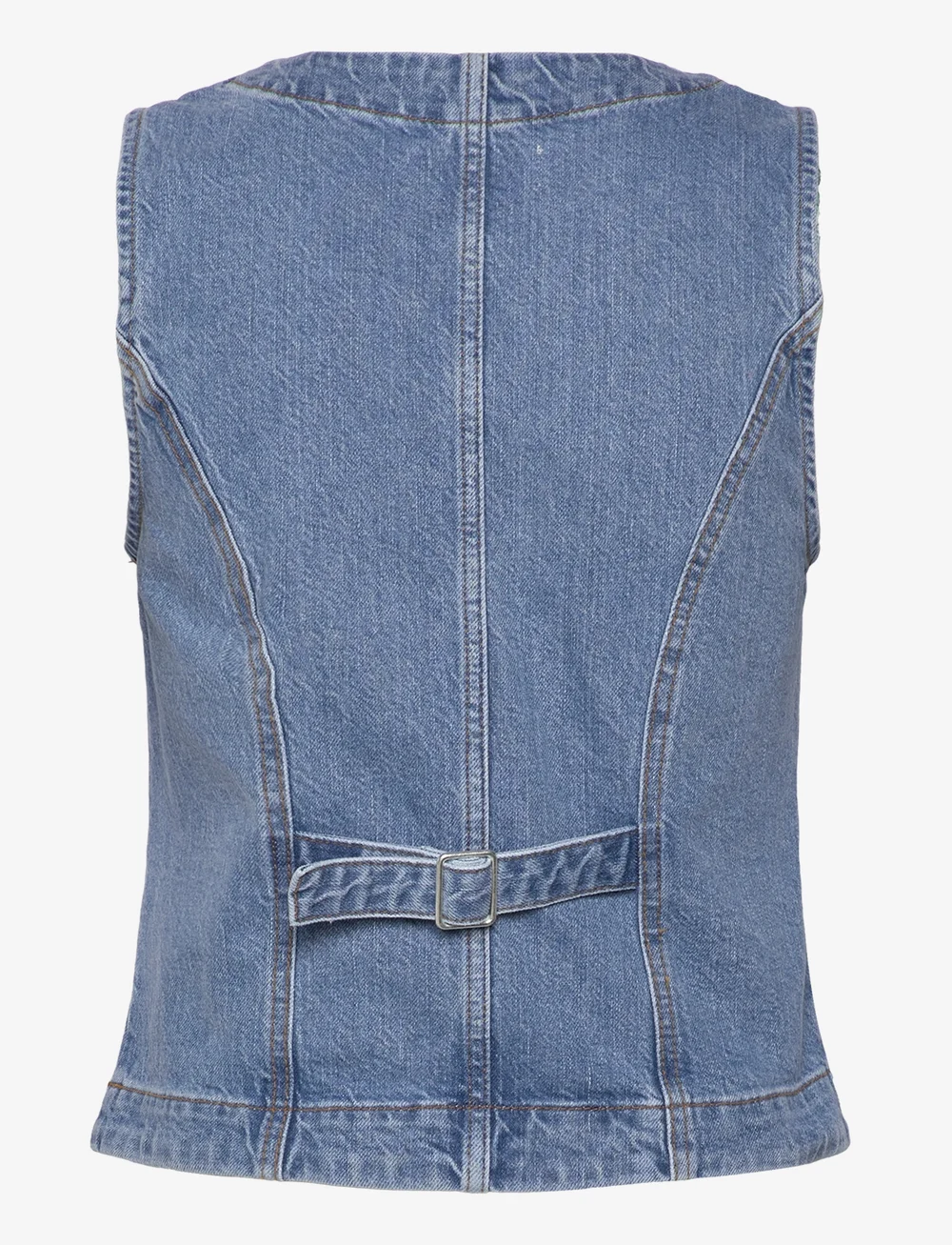 MSCH Copenhagen - MSCHEli Ada Denim Vest - denim-westen - mid blue wash - 1
