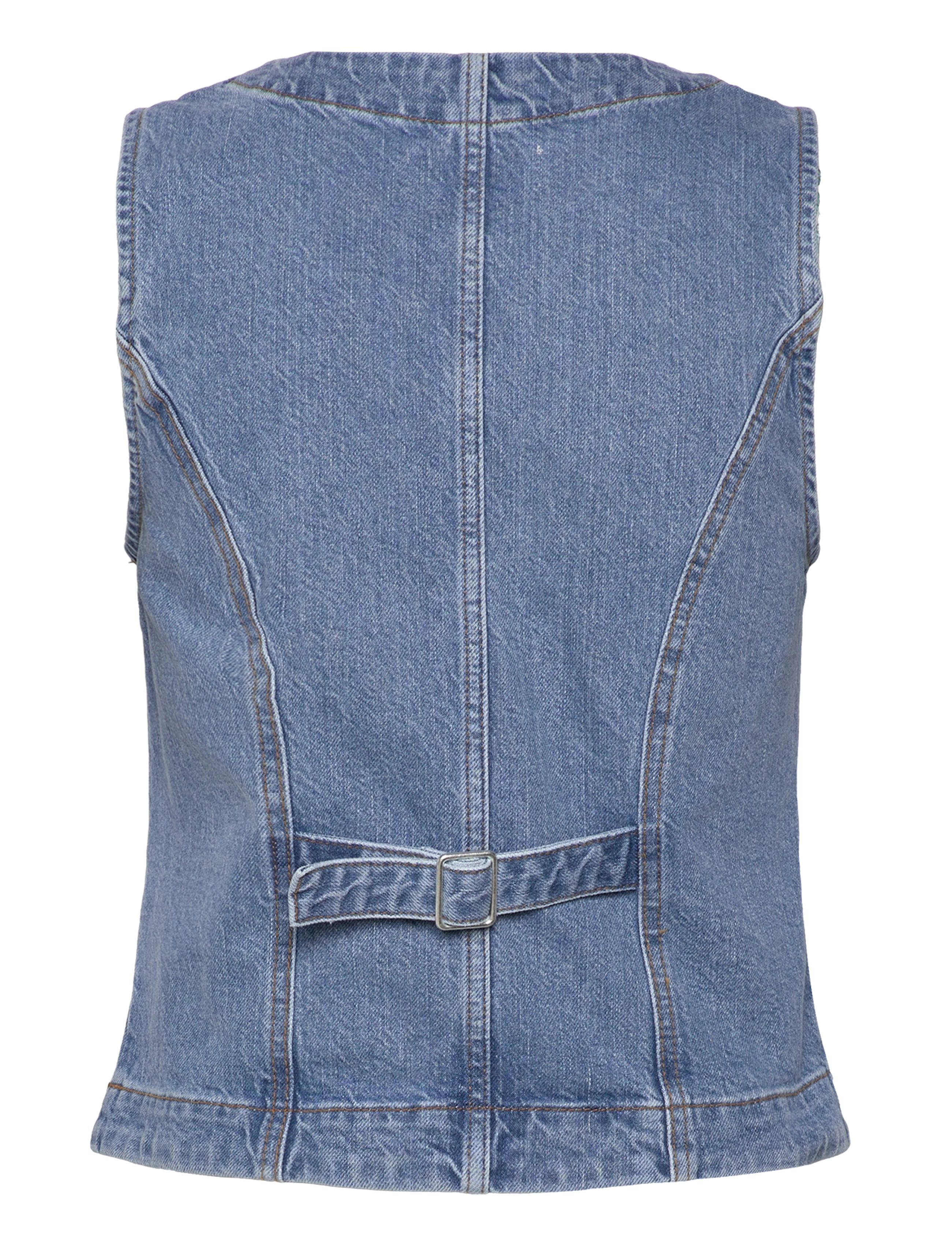 MSCH Copenhagen - MSCHEli Ada Denim Vest - denim-westen - mid blue wash - 1