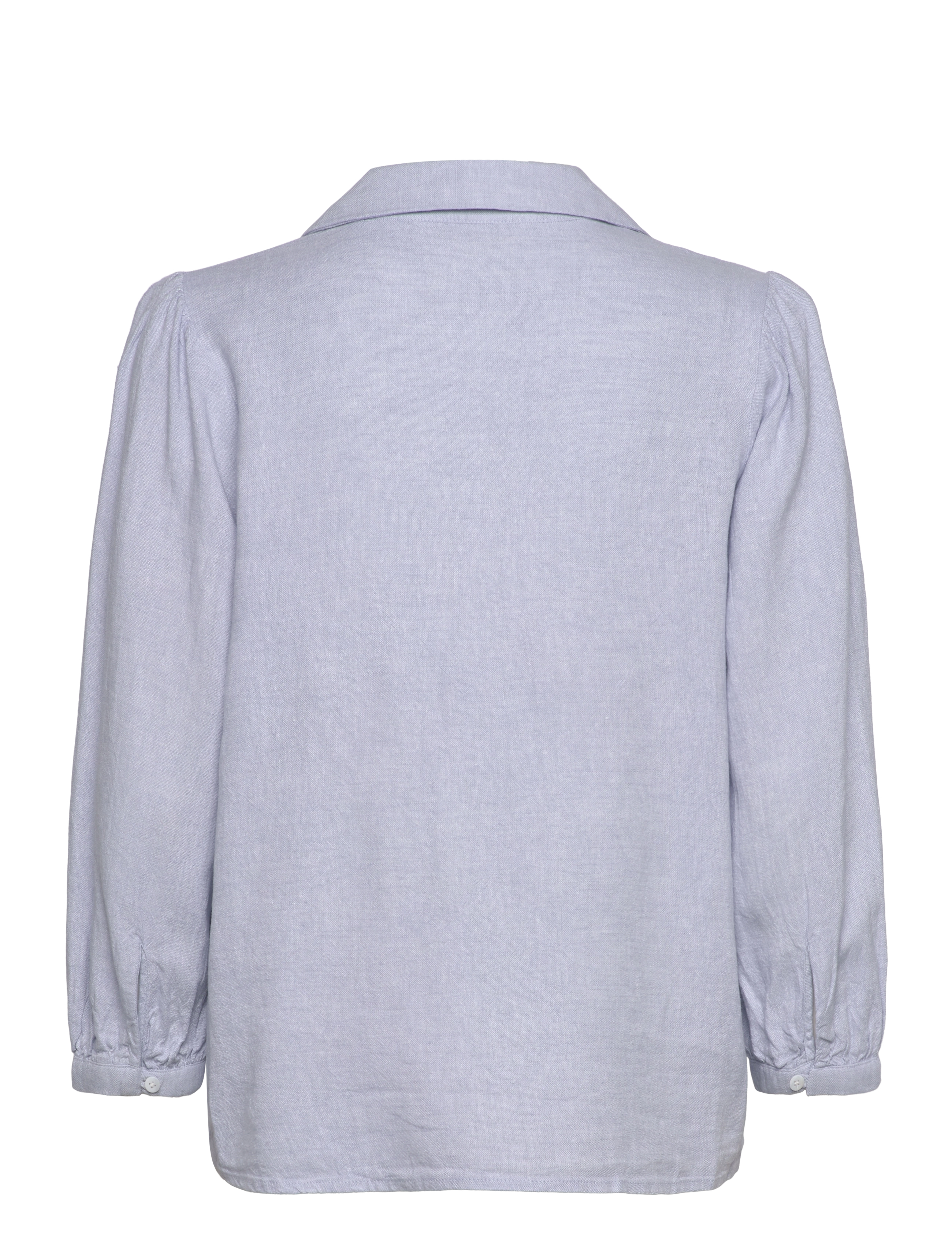 MSCH Copenhagen - MSCHPennie Ginia 3/4 Shirt - linen shirts - skyway melange - 1