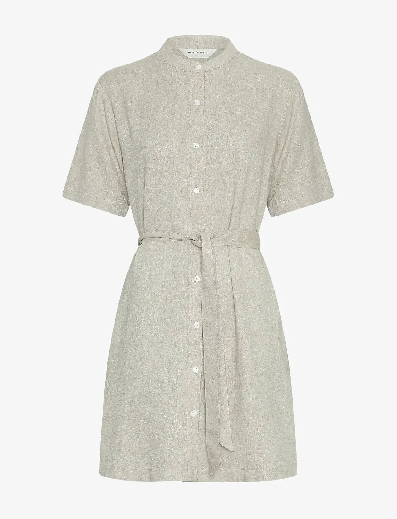 MSCH Copenhagen - MSCHPennie Ginia 2/4 Shirt Dress - sommerkleider - sand - 0