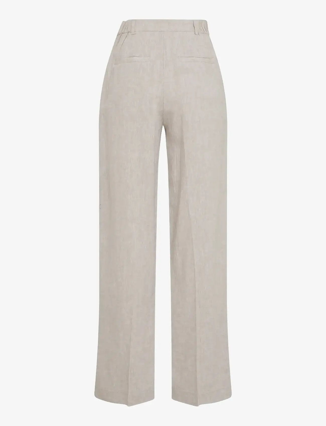 MSCH Copenhagen - MSCHPennie Ginia HW Pants - hørbukser - sand melange - 1