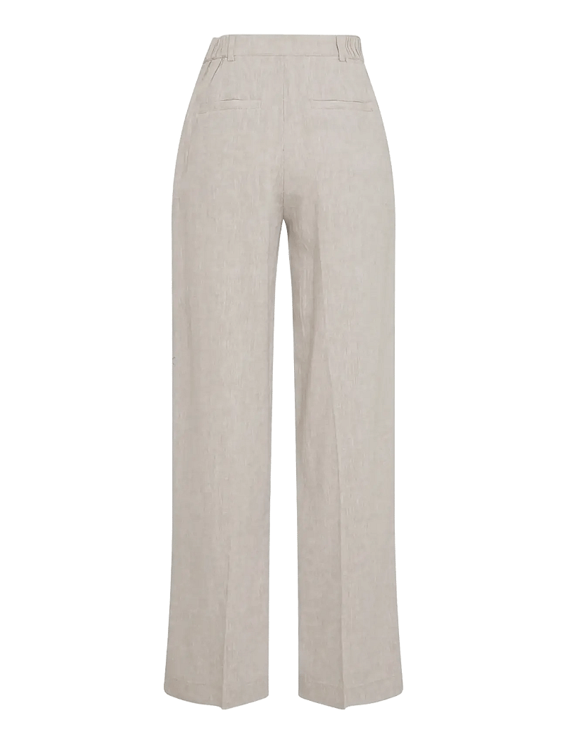MSCH Copenhagen - MSCHPennie Ginia HW Pants - hørbukser - sand melange - 1