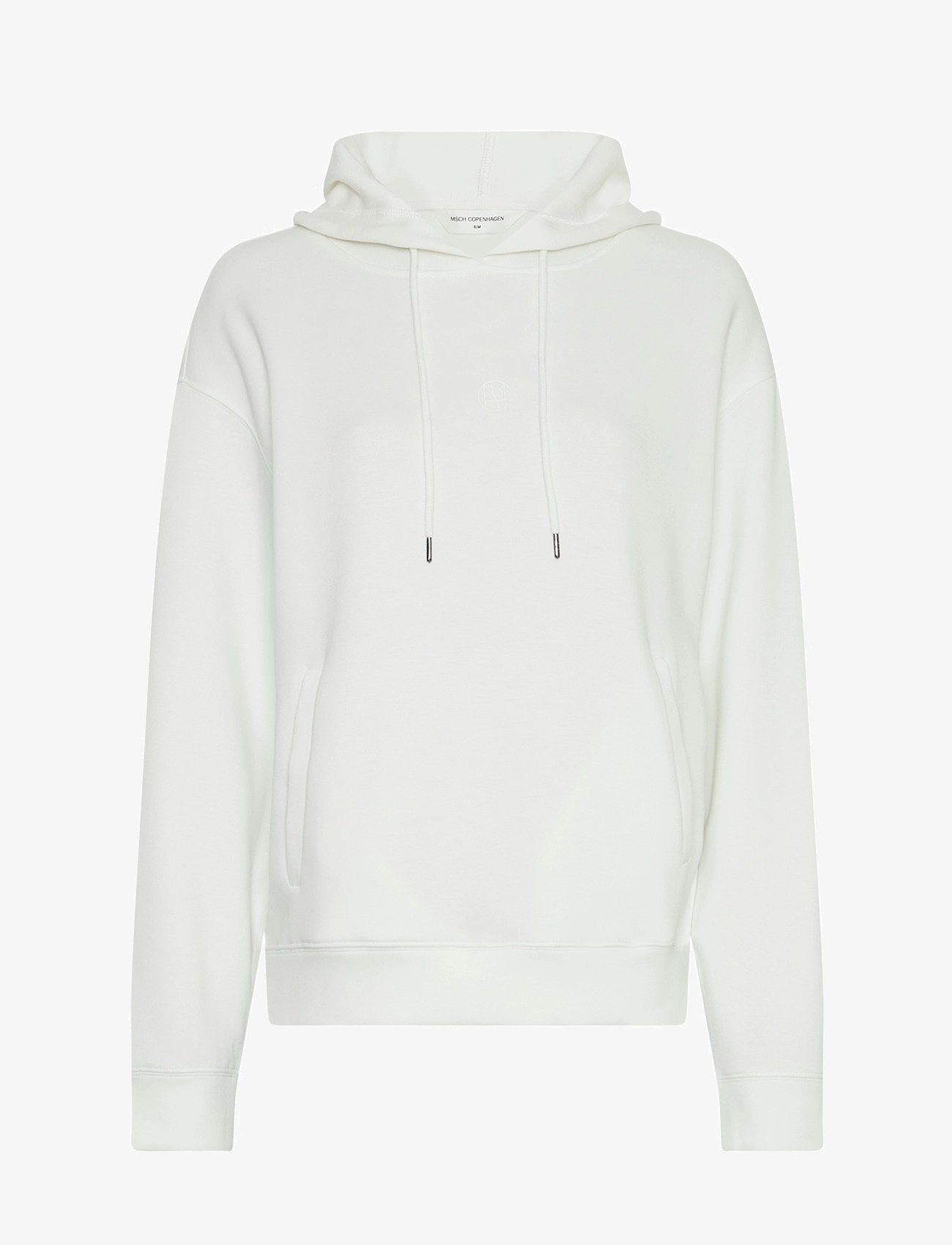 MSCH Copenhagen MSCHIma Q Icon Hood Sweatshirt - Sweatshirts - EGRET / white