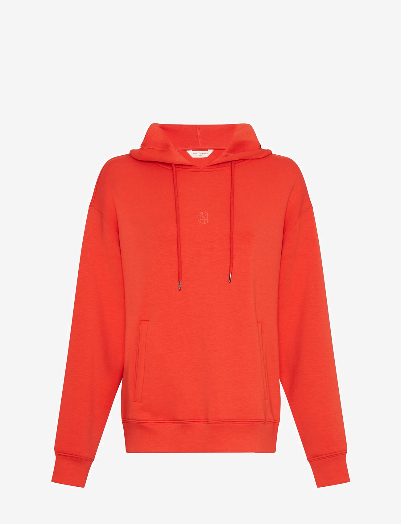 MSCH Copenhagen - MSCHIma Q Icon Hood Sweatshirt - kapuutsiga dressipluusid - flame scarlet - 0