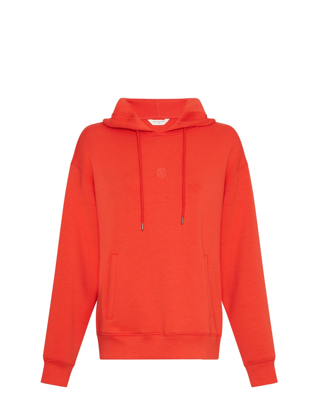 MSCH Copenhagen MSCHIma Q Icon Hood Sweatshirt - Tøj - FLAME SCARLET / red
