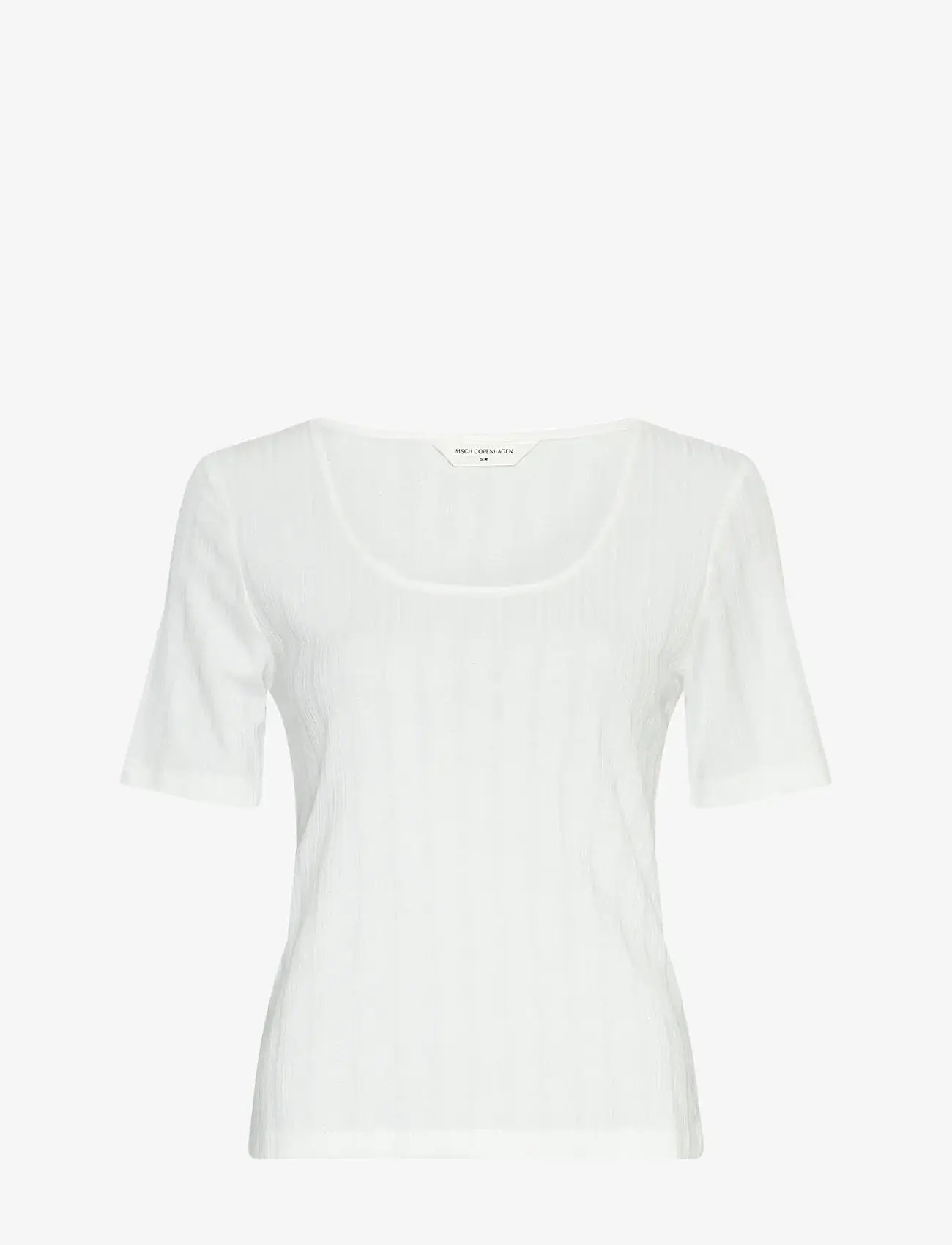 MSCH Copenhagen - MSCHJuna SS Tee - t-shirts - egret - 0